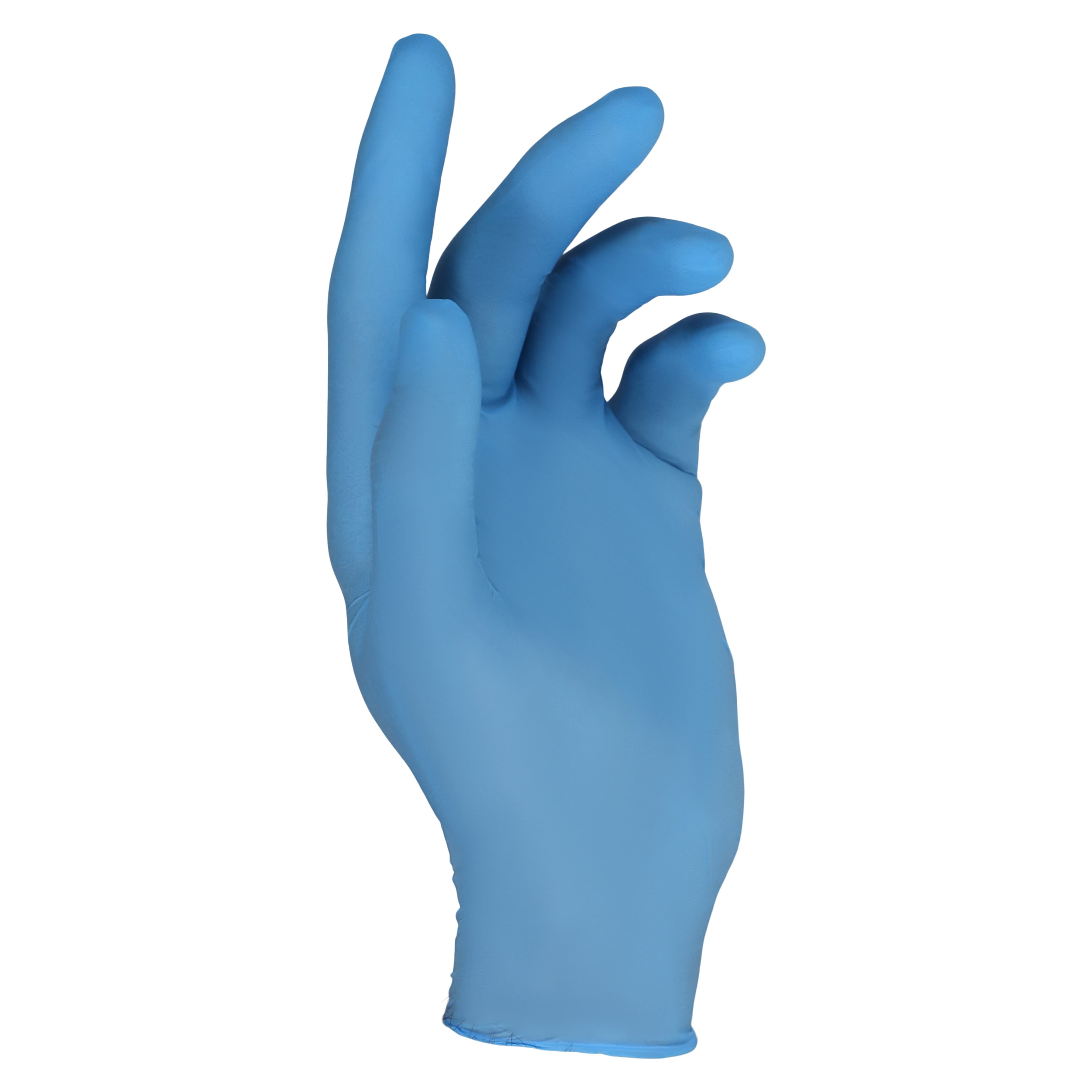 Criterion N200 Nitrile Exam Gloves, Powder Free, Non-Sterile, X-Large, Sky Blue, 200/Bx thumbnail 2