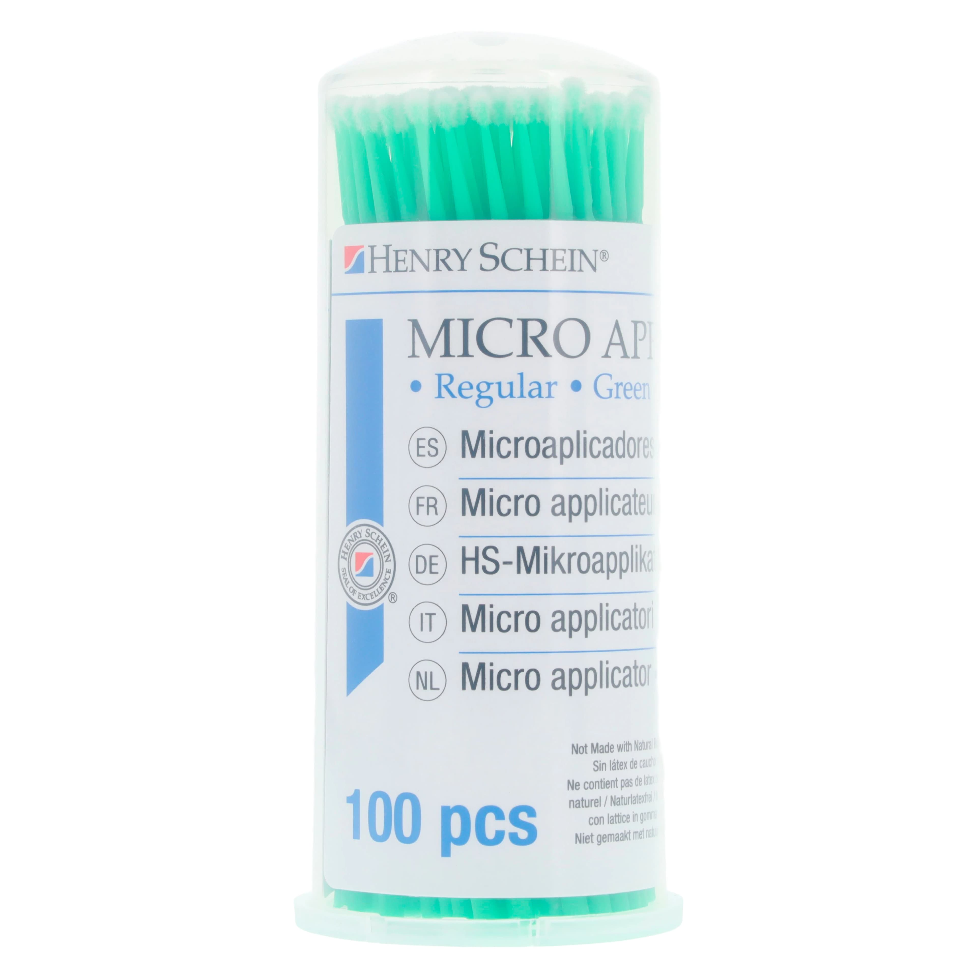 Micro Applicators H10, Regular, Green, Bendable, 4 in, 100/Box thumbnail 3