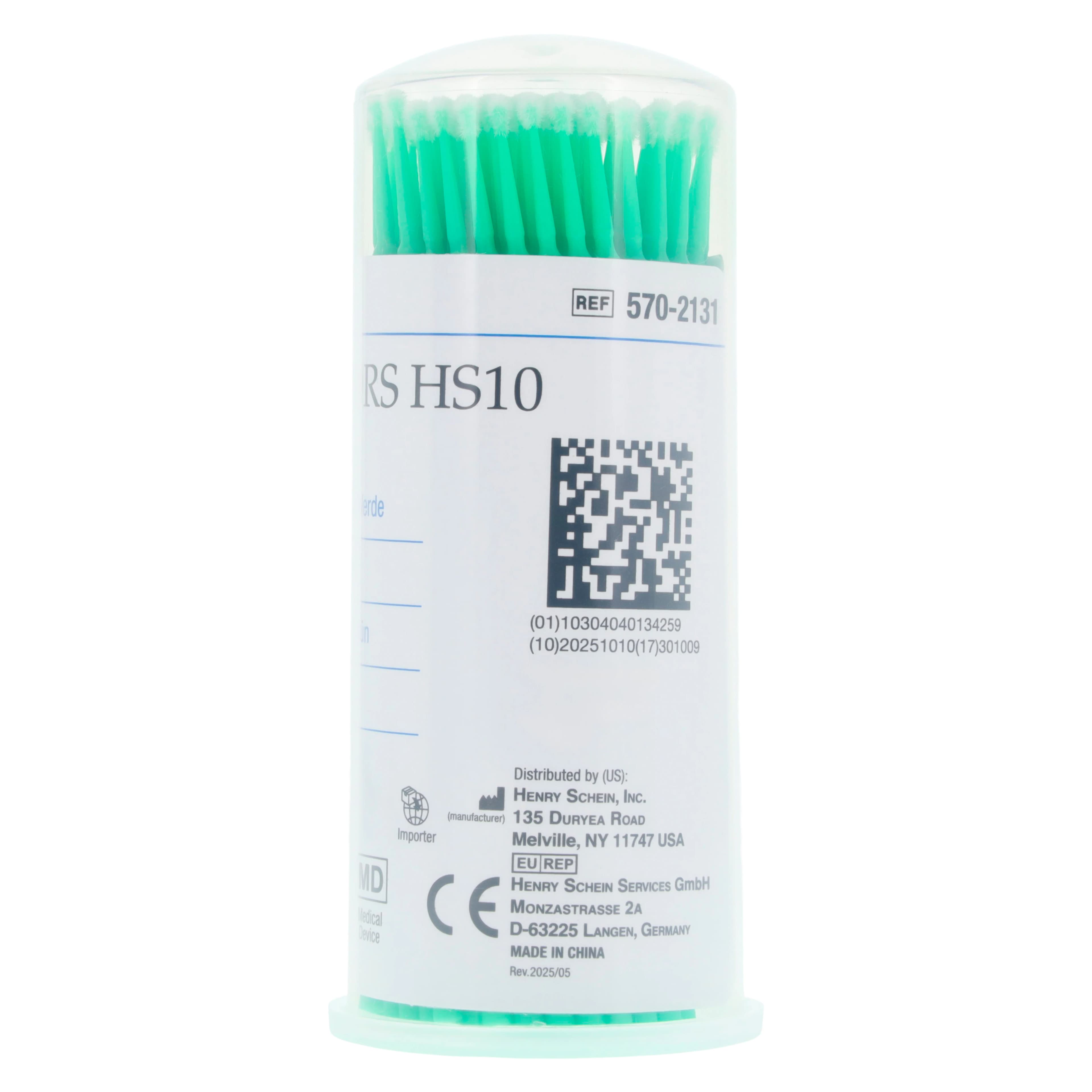 Micro Applicators H10, Regular, Green, Bendable, 4 in, 100/Box thumbnail 5