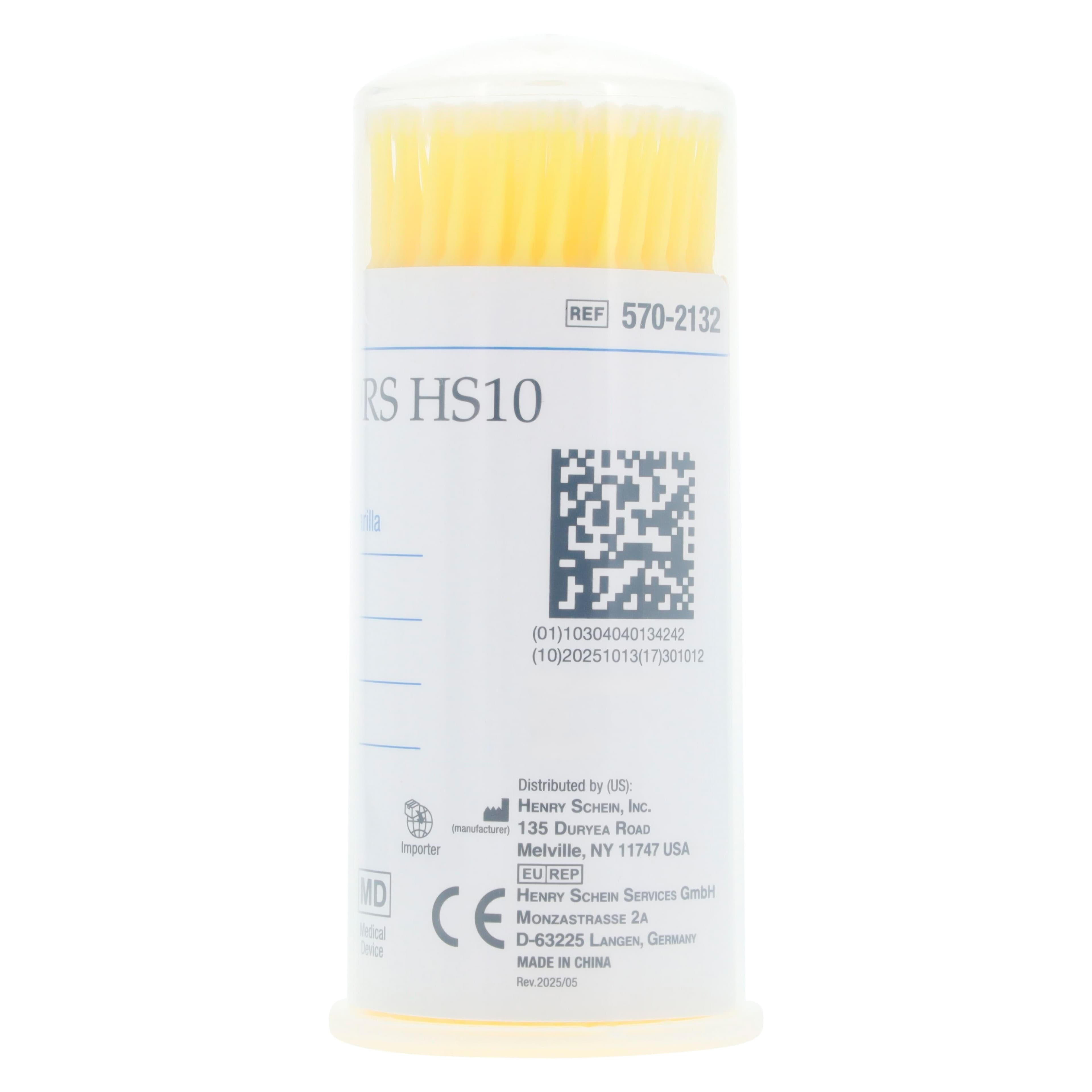 Micro Applicators H10, Fine, Yellow, Bendable, 4 in, 100/Box thumbnail 5