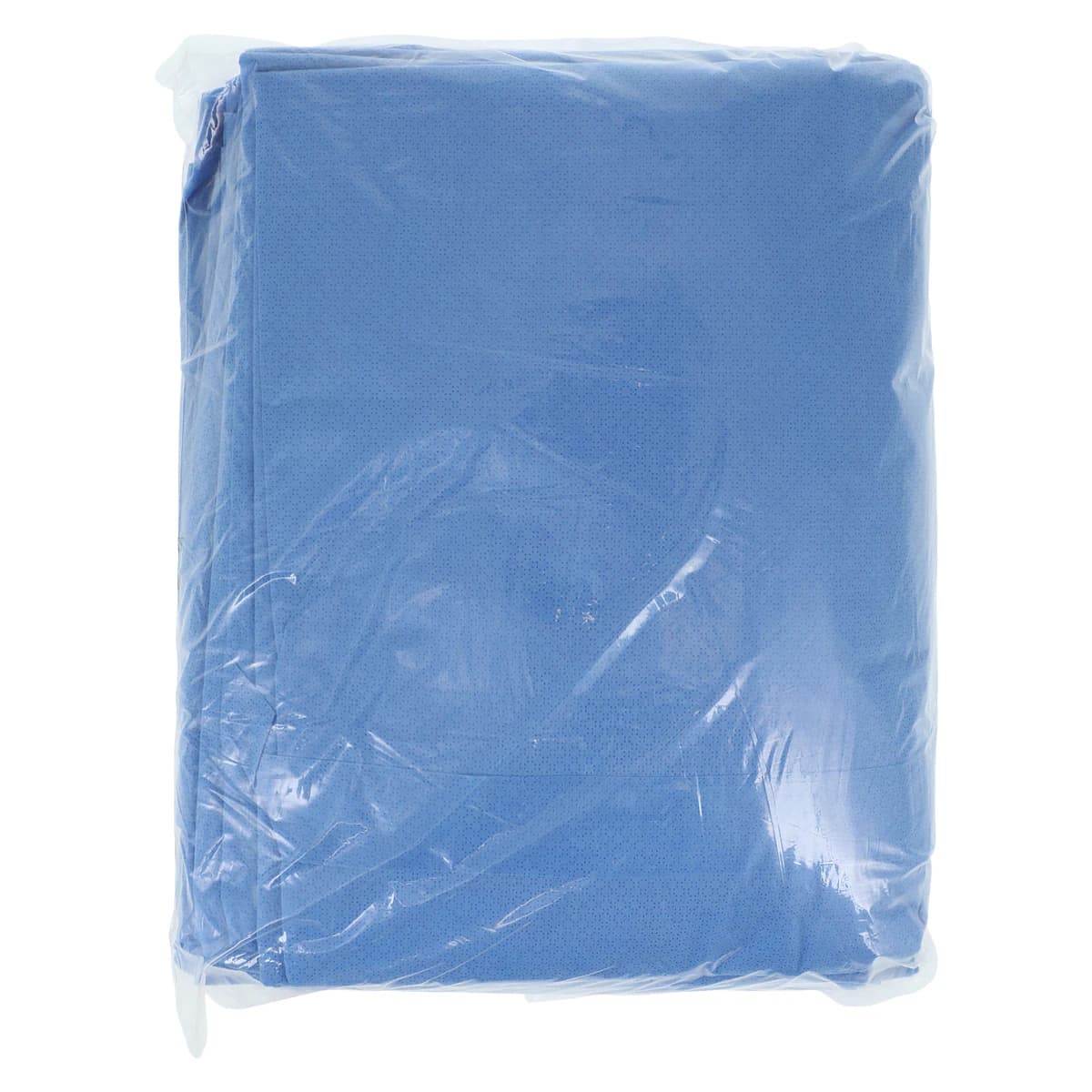 Isolation Gowns AAMI Level 1 SMS, Adult Medium, Blue, Non-Sterile, Tie Closure, Long Sleeves, 10/Bag thumbnail 2