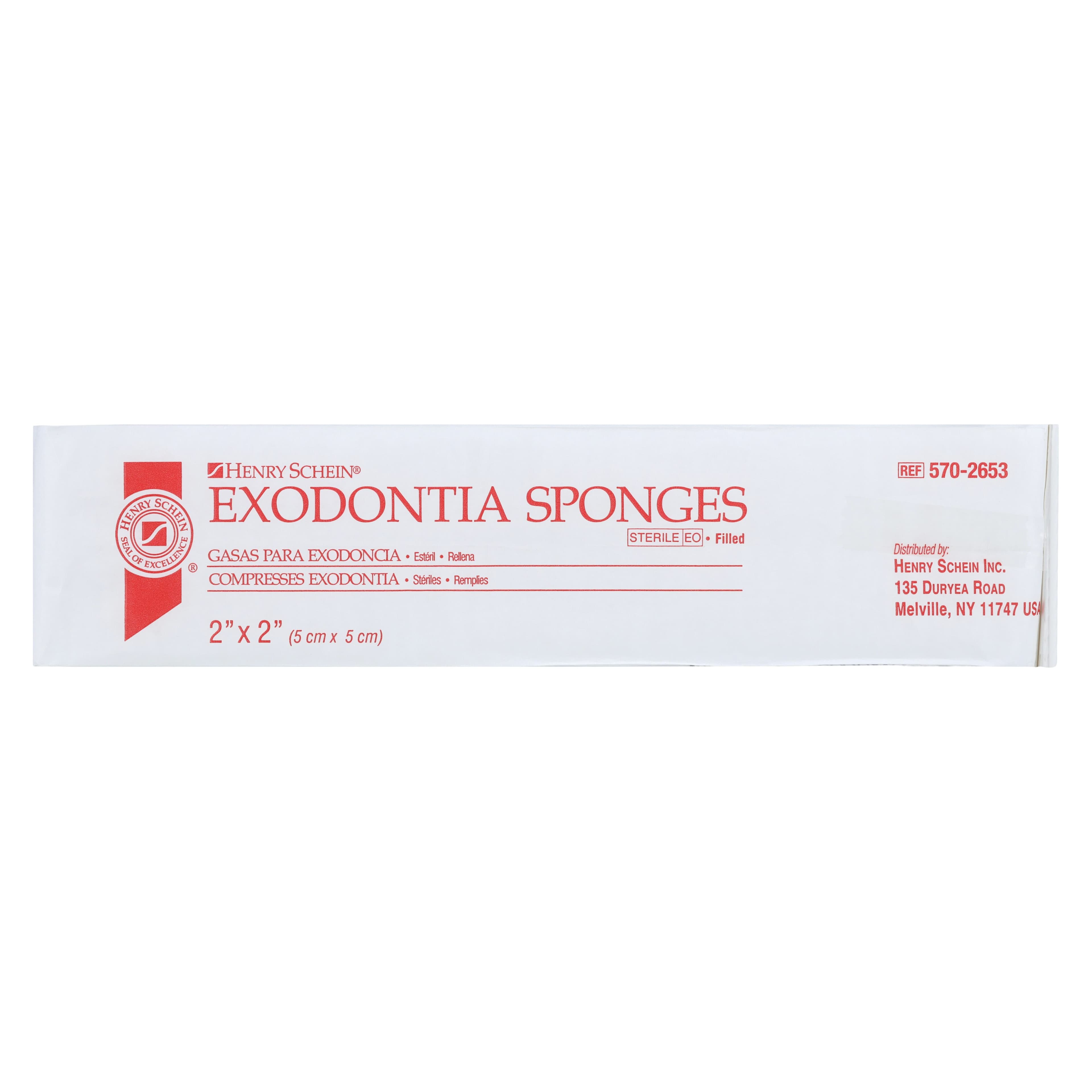 Henry Schein Cotton Filled Exodontia Sponge, 2x2", 8-Ply, Non-Sterile, Square, Latex-Free thumbnail 2