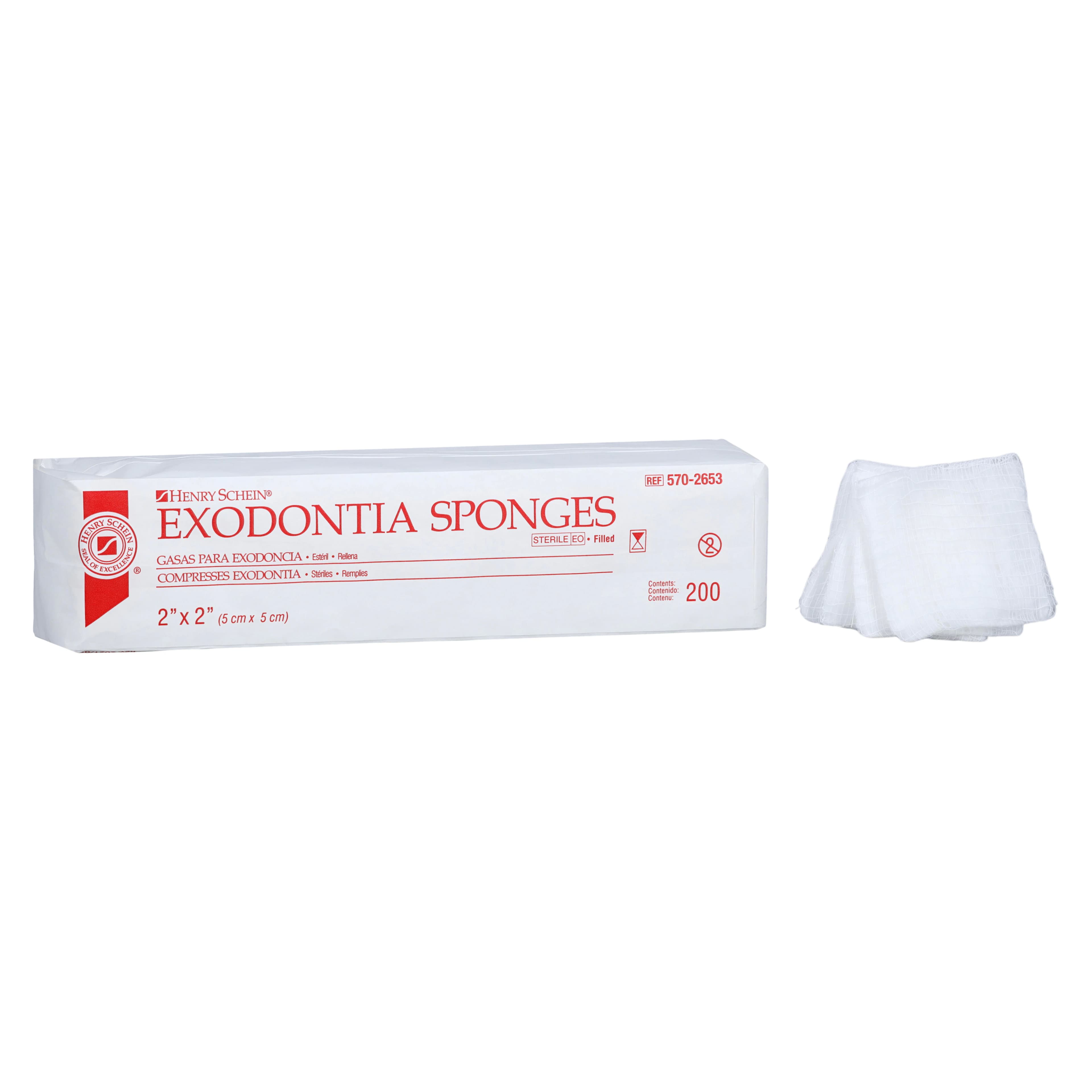 Henry Schein Cotton Filled Exodontia Sponge, 2x2", 8-Ply, Non-Sterile, Square, Latex-Free thumbnail 4