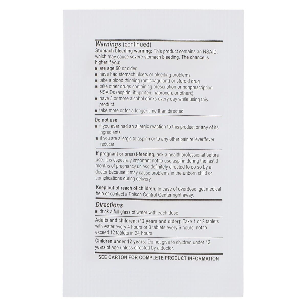 Henry Schein Aspirin Adult Pain Reliever Tablets, 325mg, 500 Count (250x2/Box) thumbnail 3