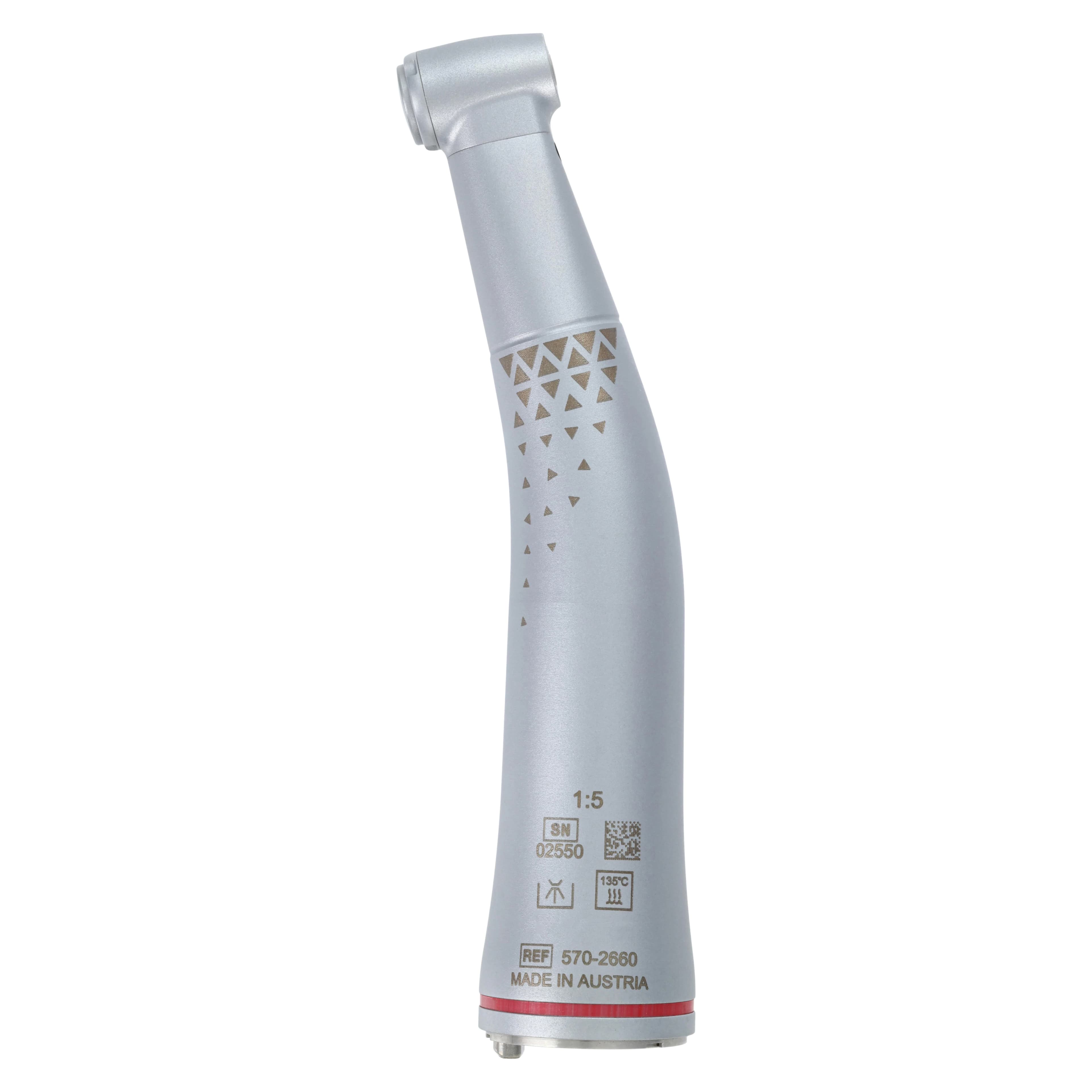Maxima ELITE 2 Contra Angle High-Speed Handpiece, 1:5 Glass Rod Optic, Electric thumbnail 5