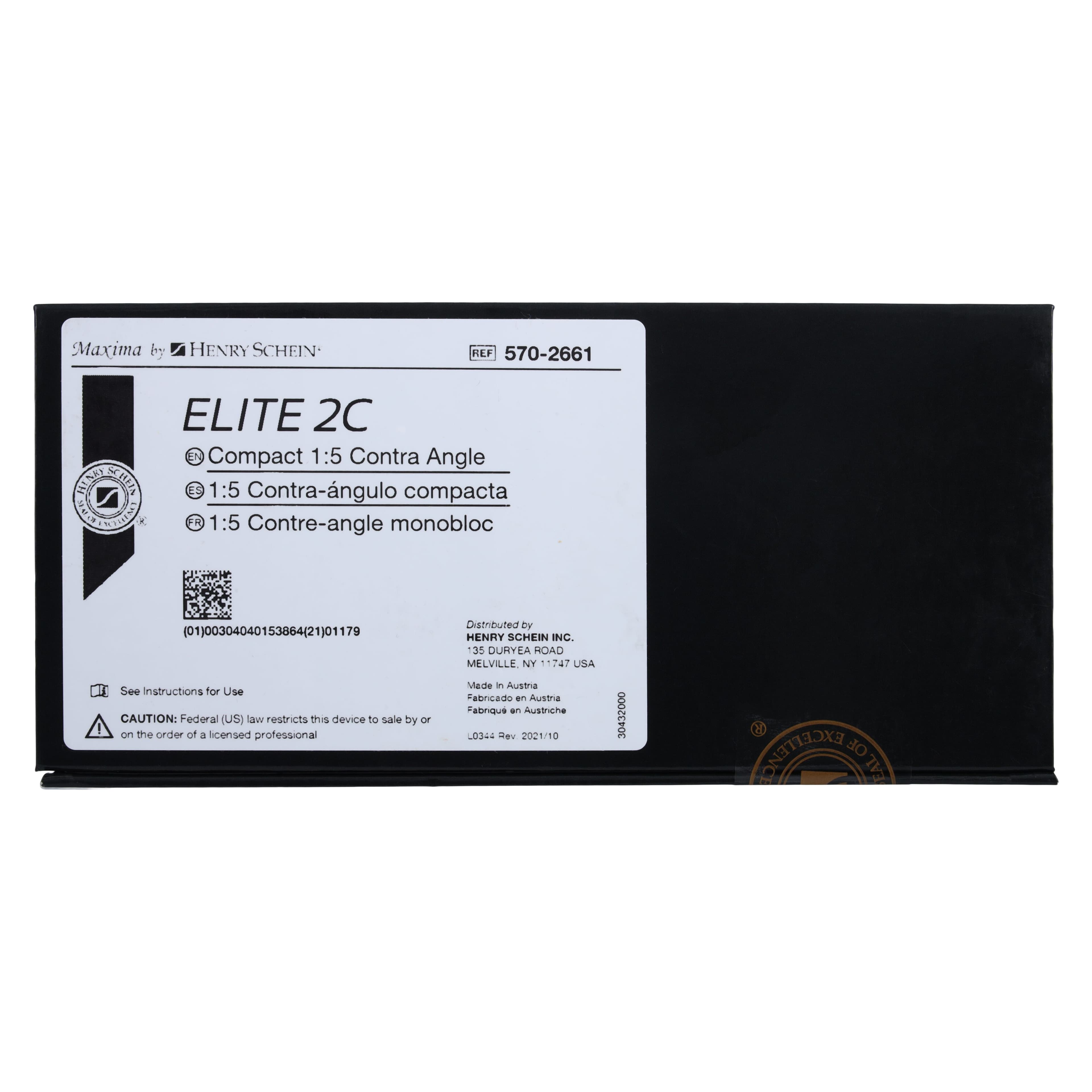 Maxima ELITE 2C Contra Angle High-Speed Handpiece, Compact, 1:5 Ratio, Glass Rod Optic thumbnail 9