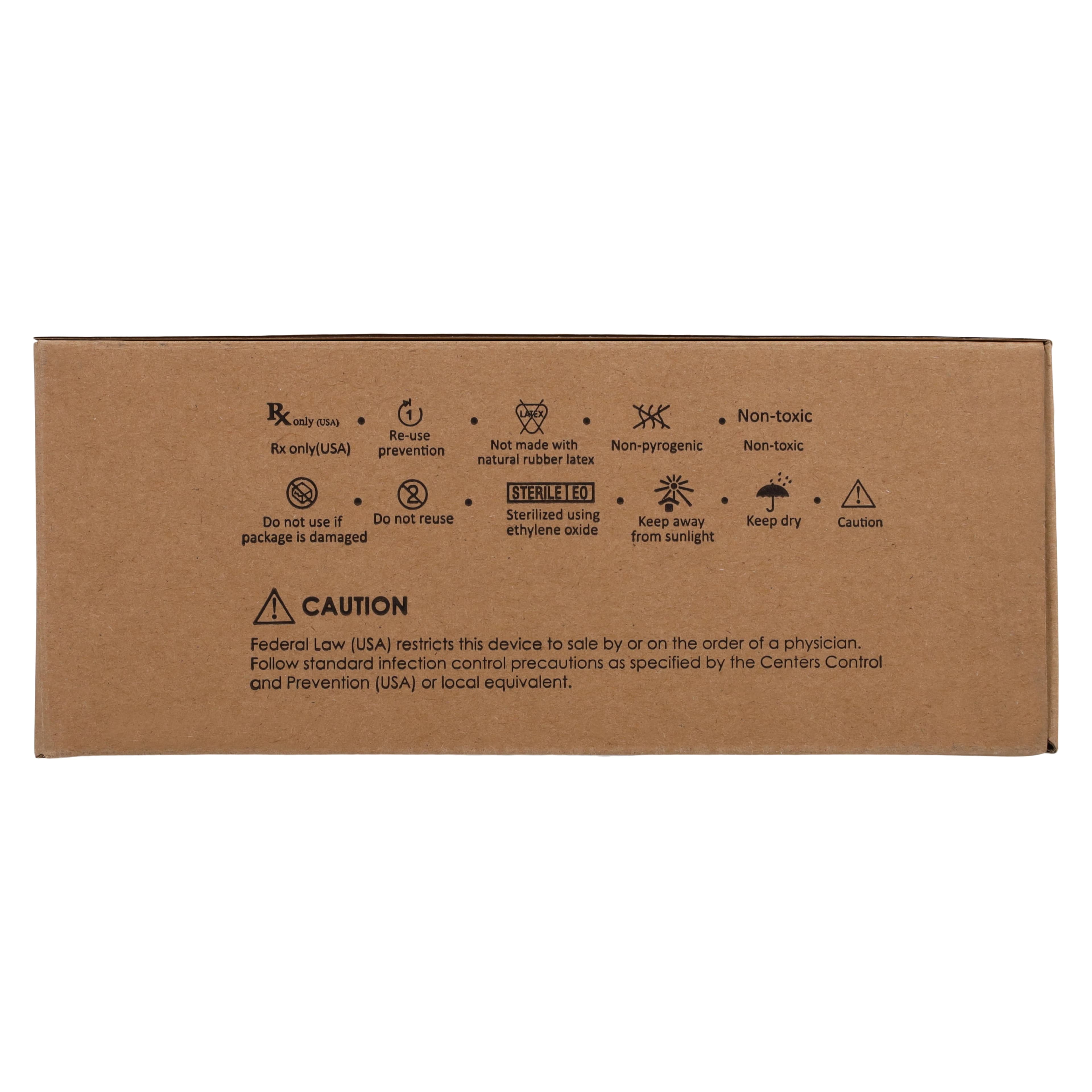 Henry Schein Safety Needle, 25G x 1-1/2", Orange, Disposable with Safety Shield, 100/Box thumbnail 5