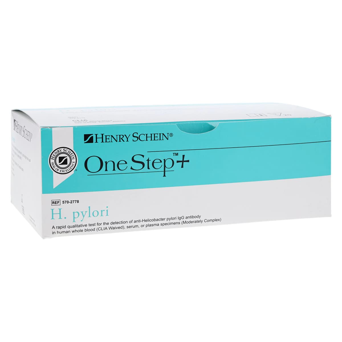 OneStep+ H. Pylori Test Kit, CLIA Waived, 20 Tests/Box - One Step+ H.Pylori Test Kit - Image 1