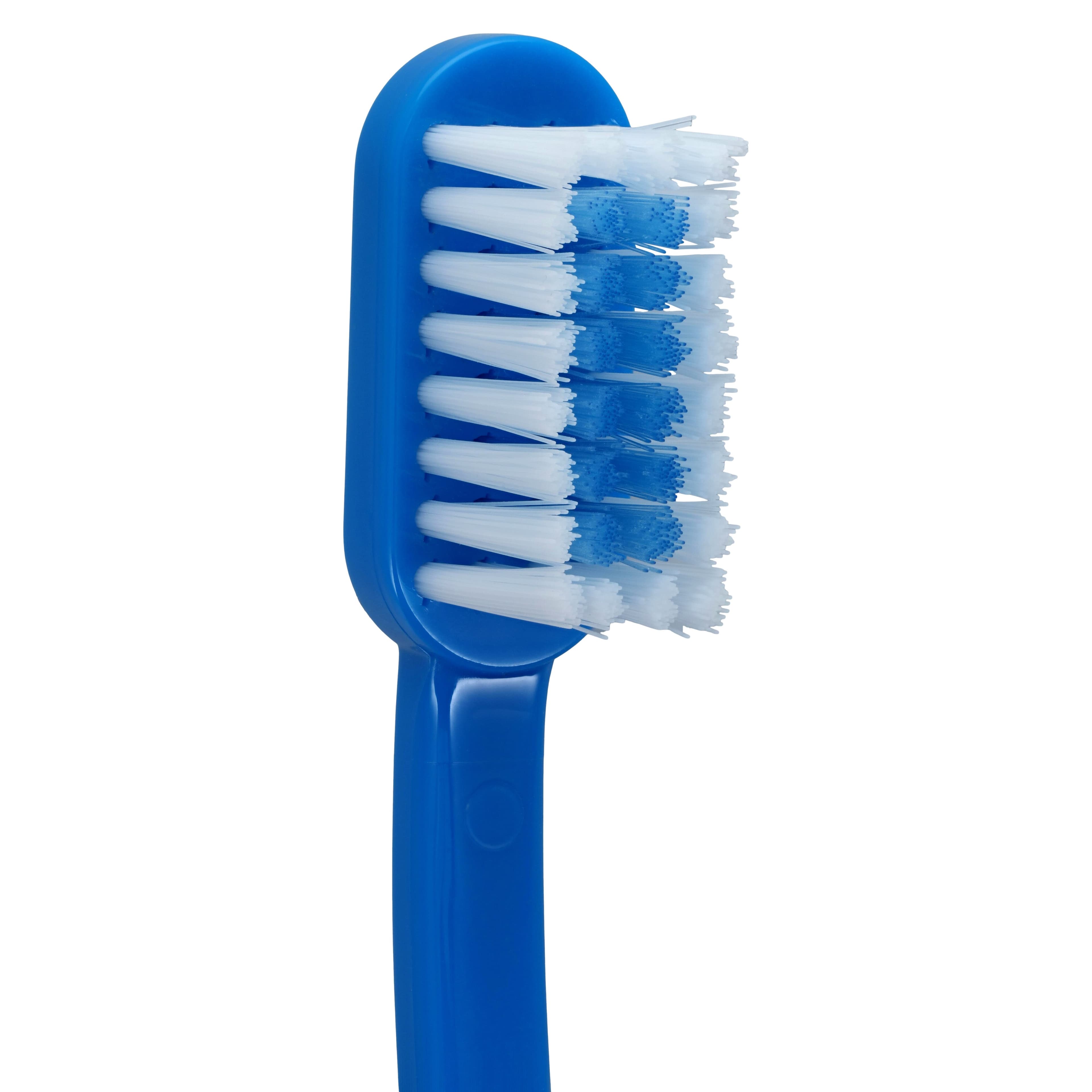 Acclean Straight Head with Contour Handle Toothbrush, Adult, 32 Tuft, Compact, 4 Colors, 144/Box thumbnail 6