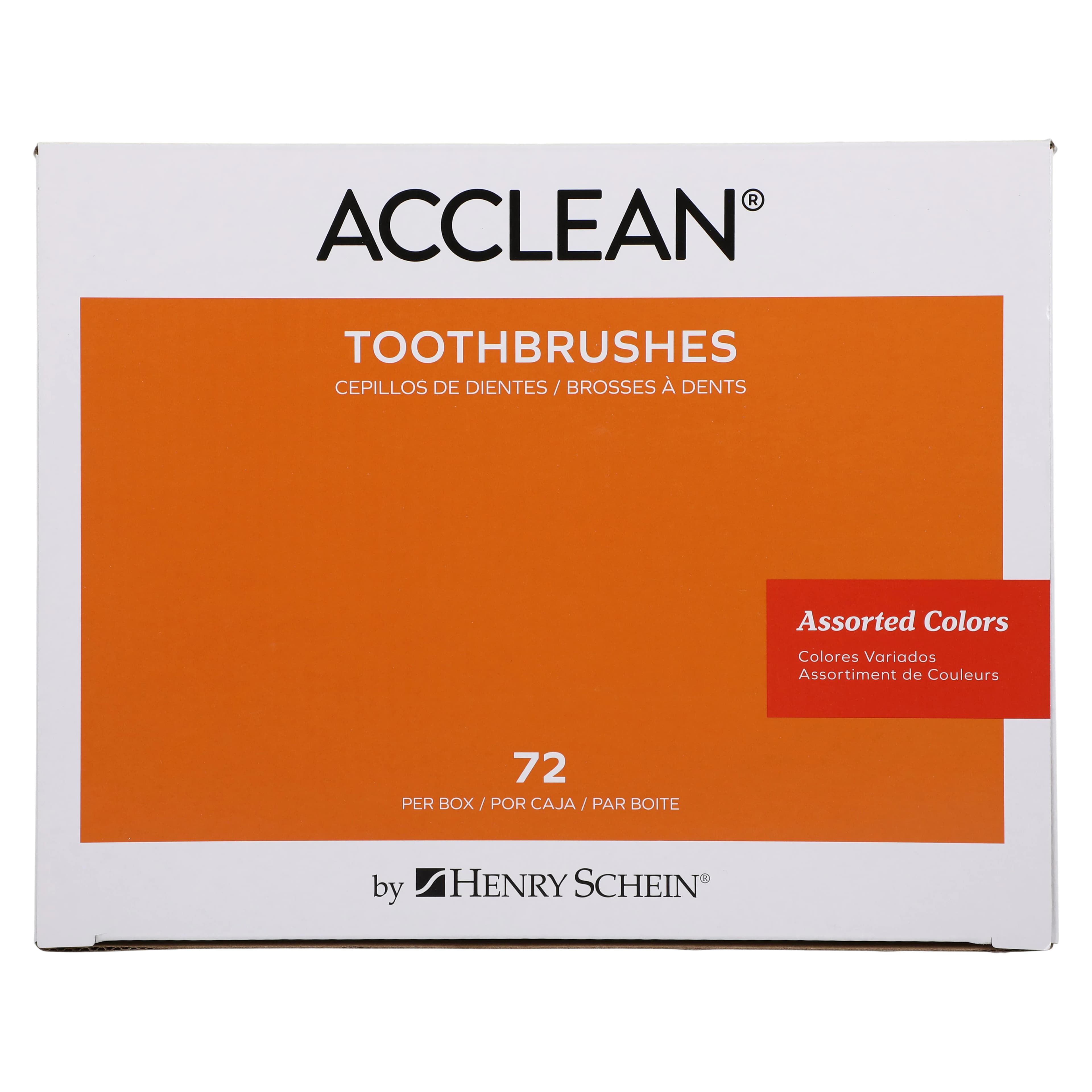 Acclean Easy Grip Child Toothbrush, Ultra Compact, 19 Tuft, 4 Colors, 72/Bx thumbnail 6