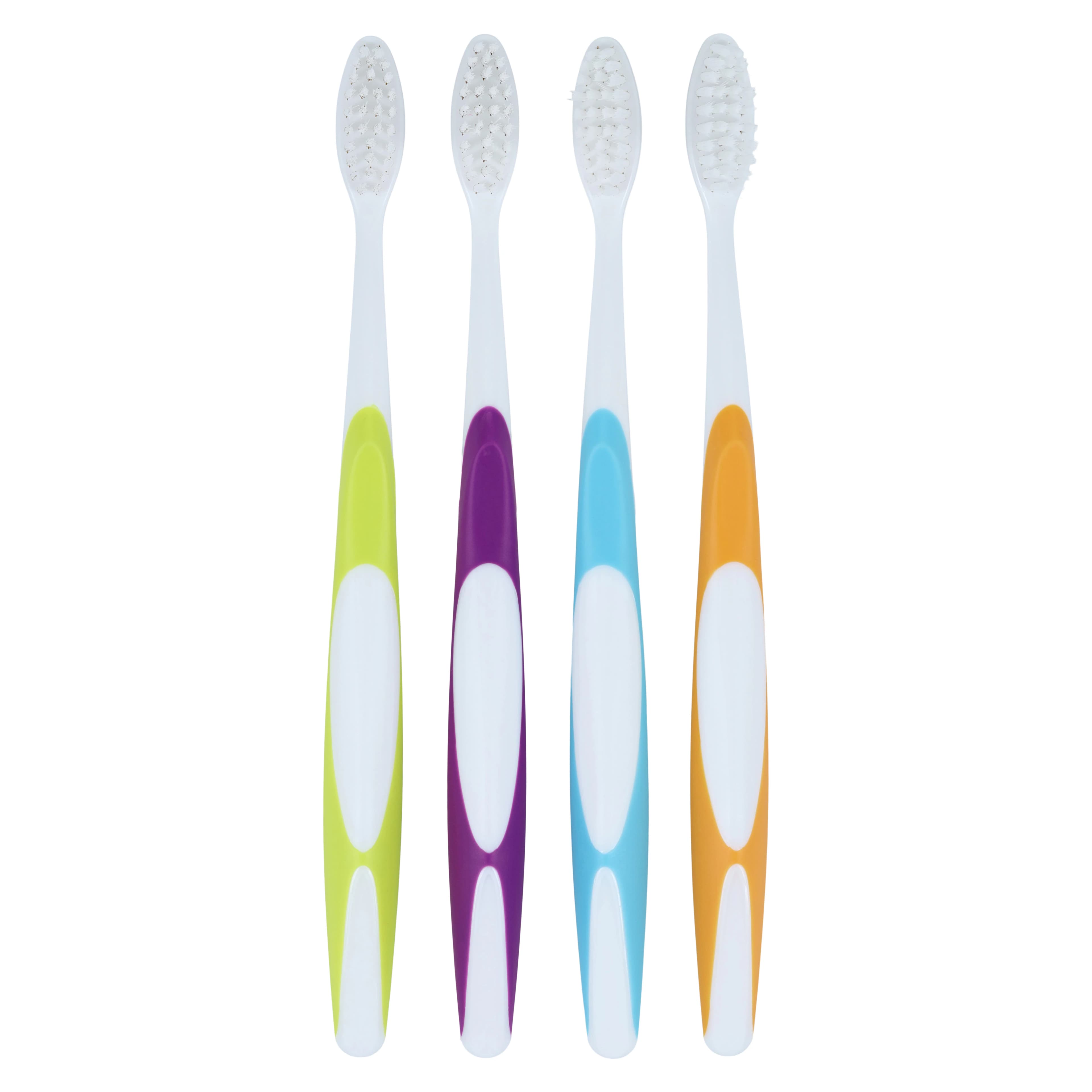 Acclean Compact Toothbrush, Adult, 31 Tuft, Tapered Bristles, 4 Colors, 72/Box - Compact Toothbrushes - Image 1