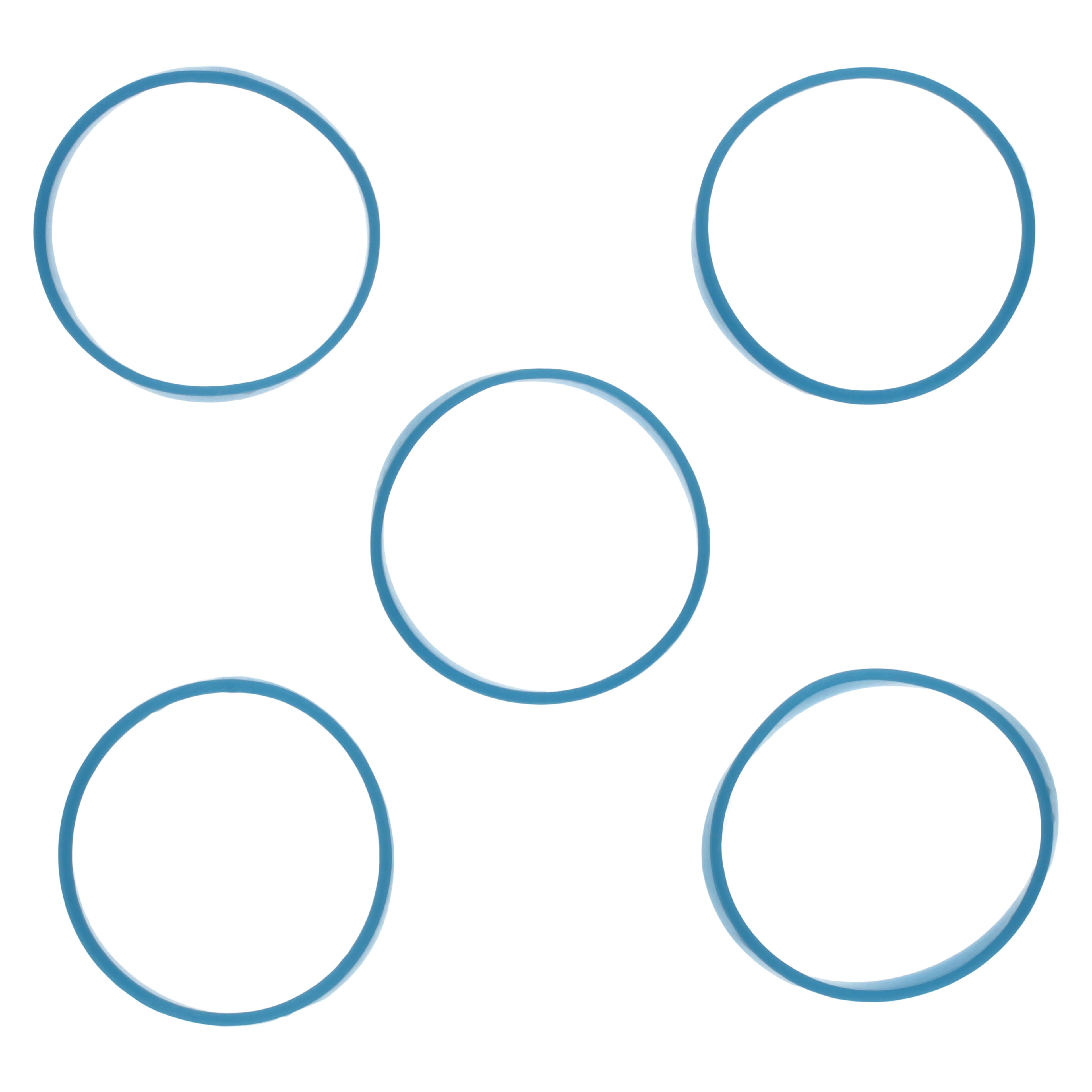 Acclean Hygiene HP 2 Bands, Blue, 10/Pk - Acclean Hygiene HP 2 Bands - Image 1