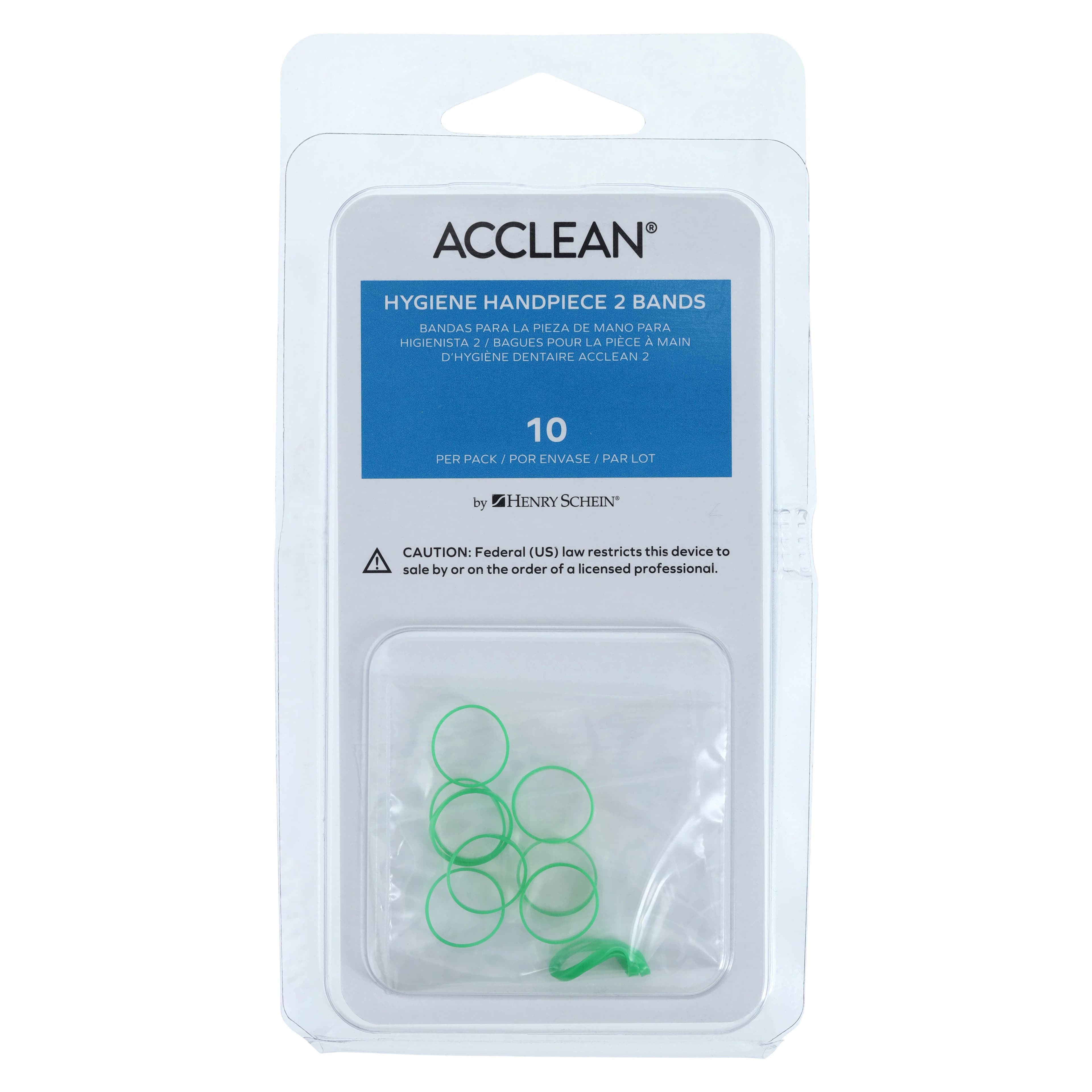 Acclean Hygiene HP 2 Bands, Green, 10/Pk thumbnail 2