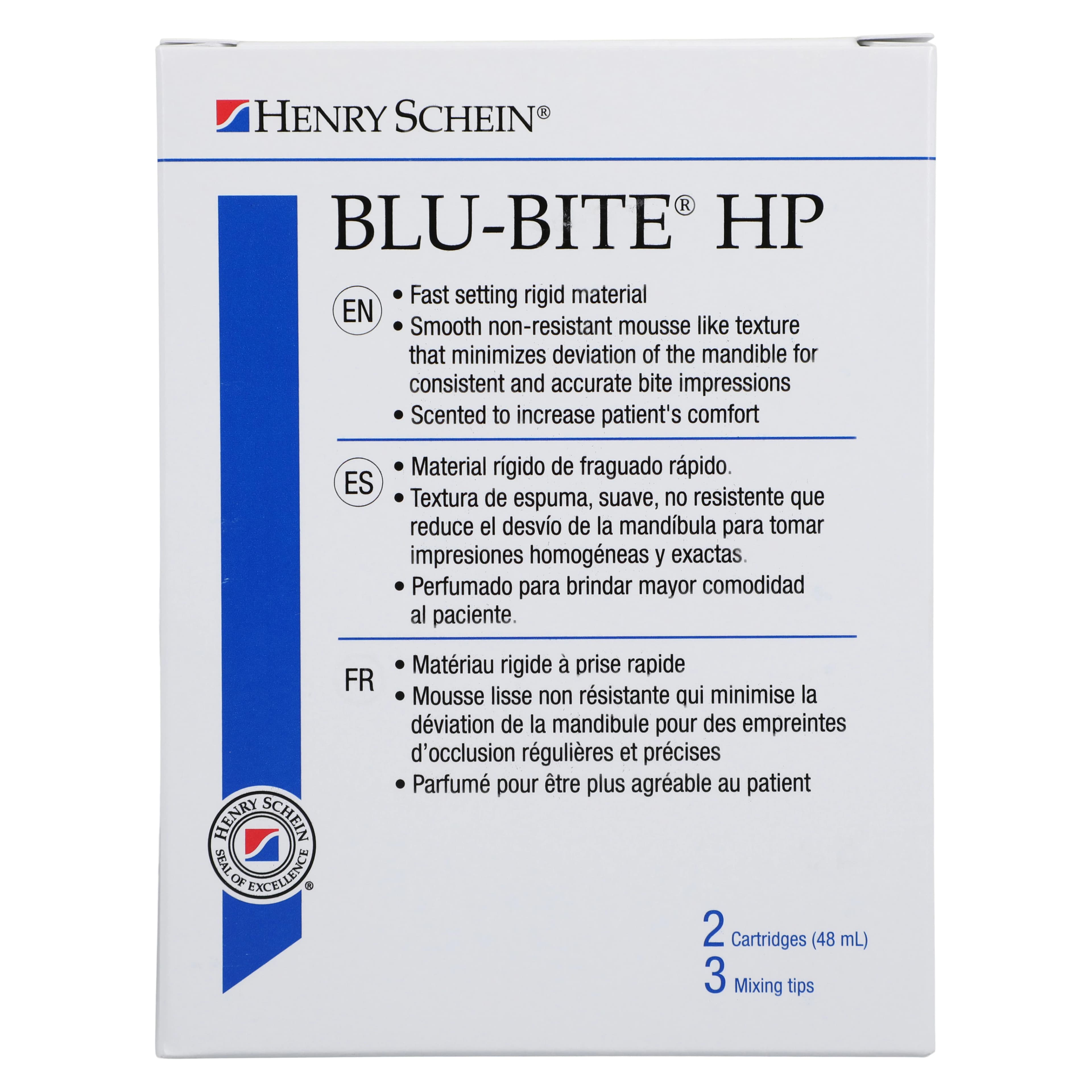 Blu-Bite HP Bite Registration, Vinylpolysiloxane, Super Fast Set, Vanilla, 48 mL, 2/Pk thumbnail 8