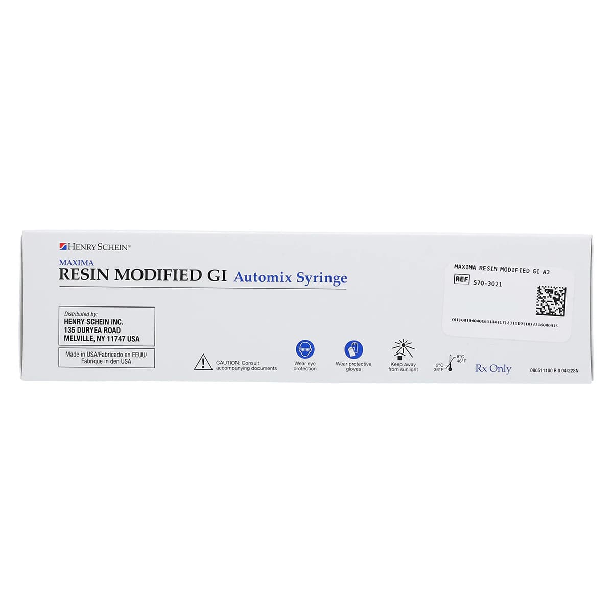 Maxima Resin Modified GI Automix Syringe, A3 Shade, Dual-Cure Self-Adhesive Glass Ionomer, 1/Ea thumbnail 3