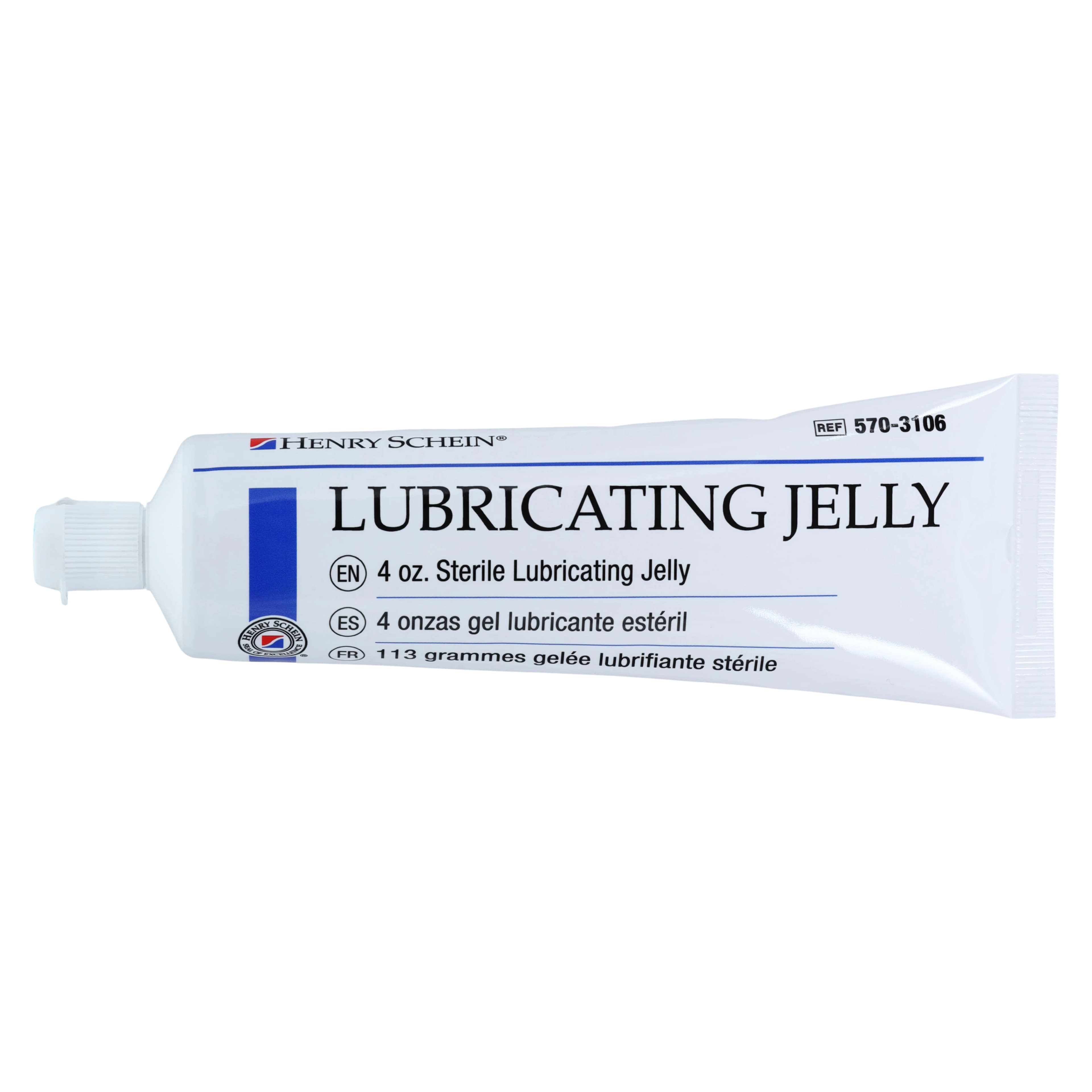 Henry Schein Lubricating Jelly Sterile, 4 oz Flip Top Tube - Lubricating Jelly Sterile - Image 1