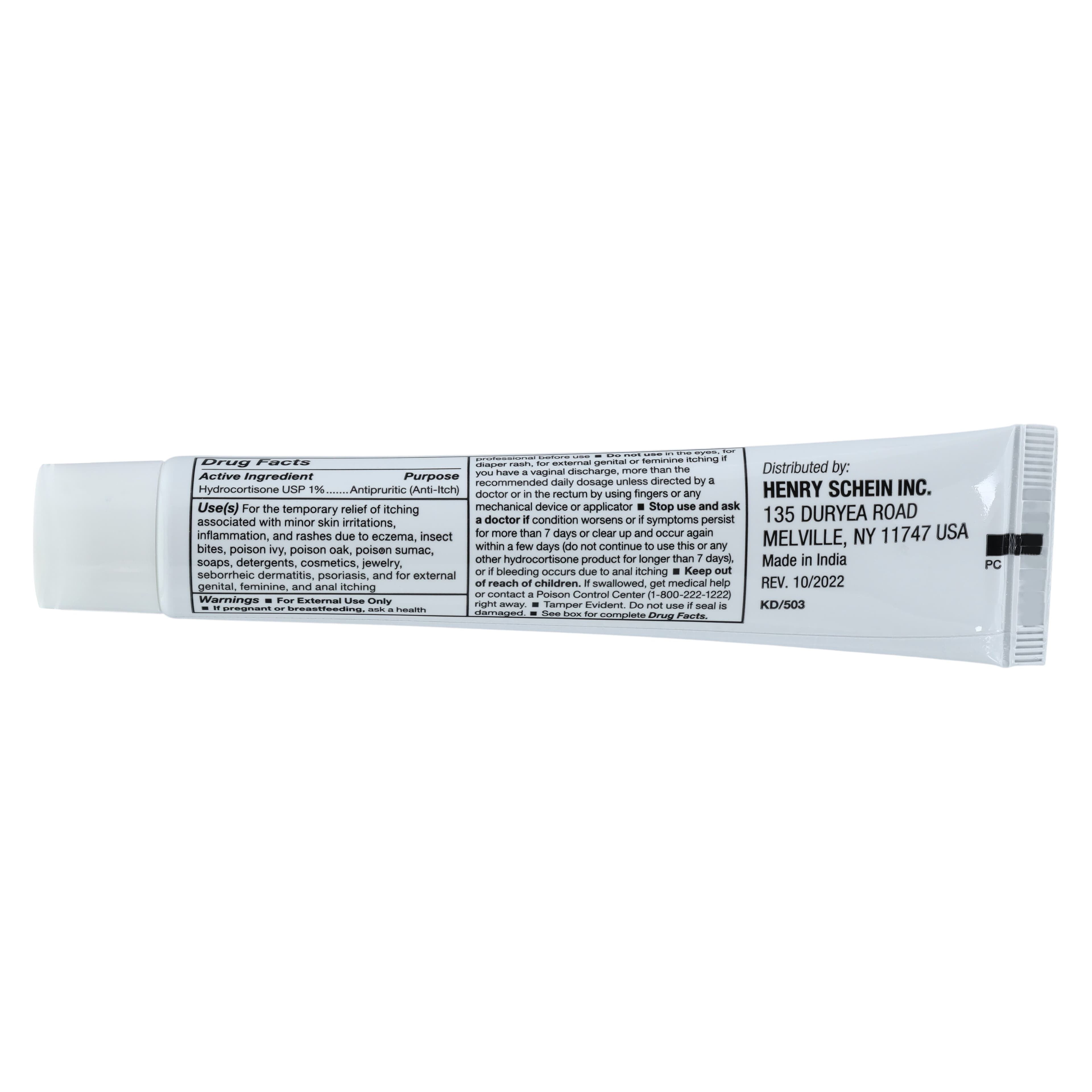 Hydrocortisone Cream, OTC 1%, Topical, 1 oz Tube thumbnail 4