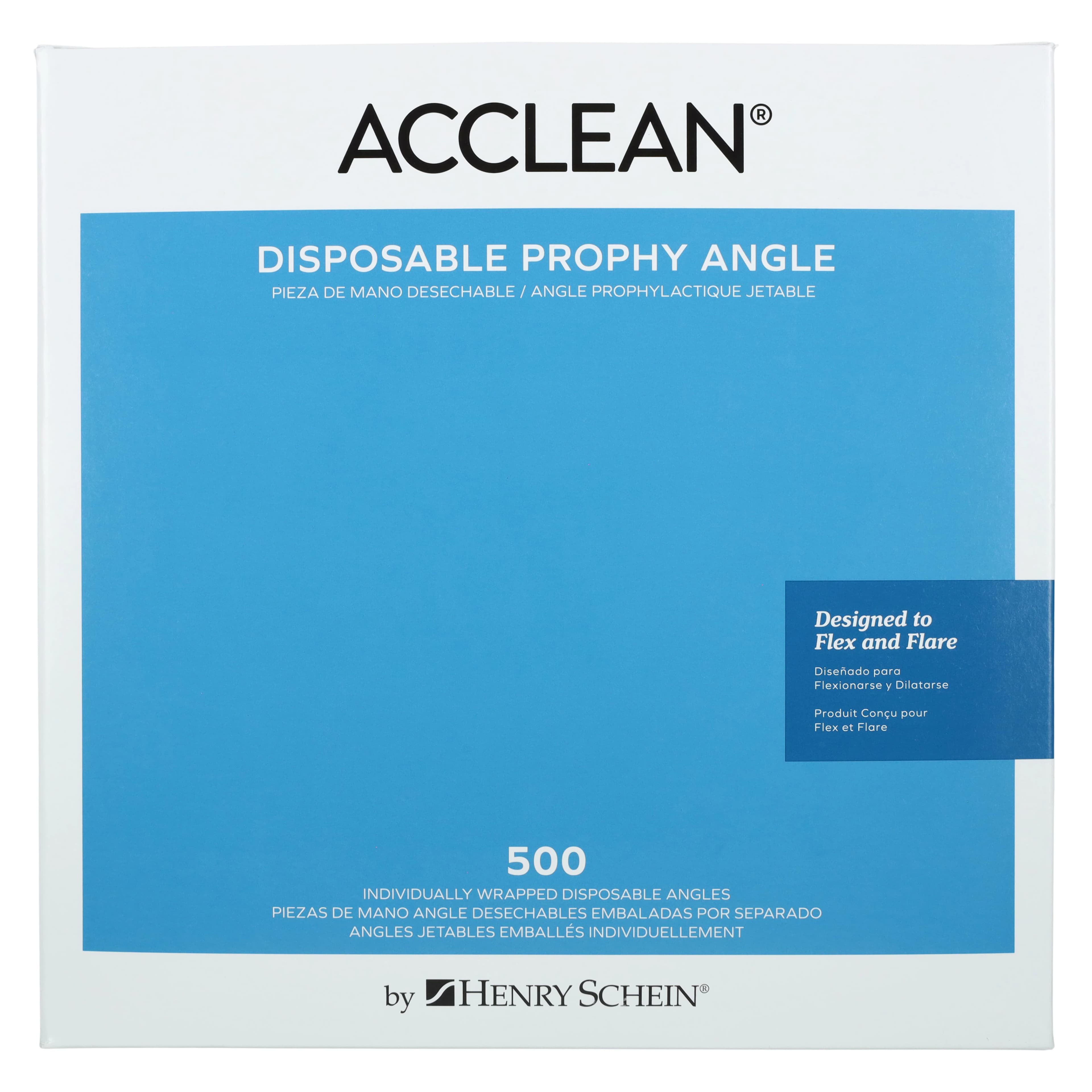 Acclean Prophy Angle Firm, Short, 90 Degree, Latex-Free, White, 500/Bx thumbnail 3