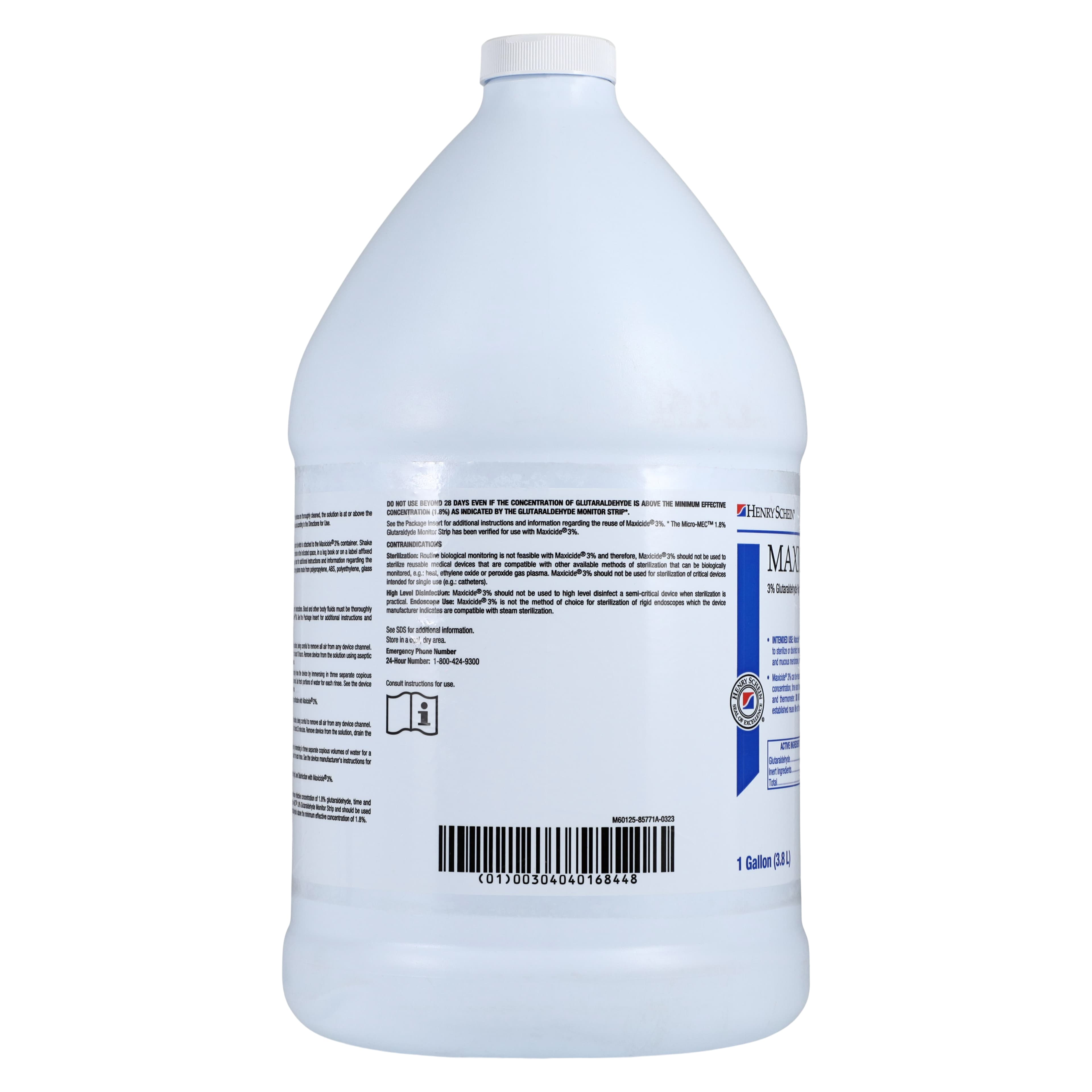 Maxicide 3% Instrument Disinfectant, 3% Glutaraldehyde, 28-Day, 1 Gallon with Powder Activator thumbnail 4