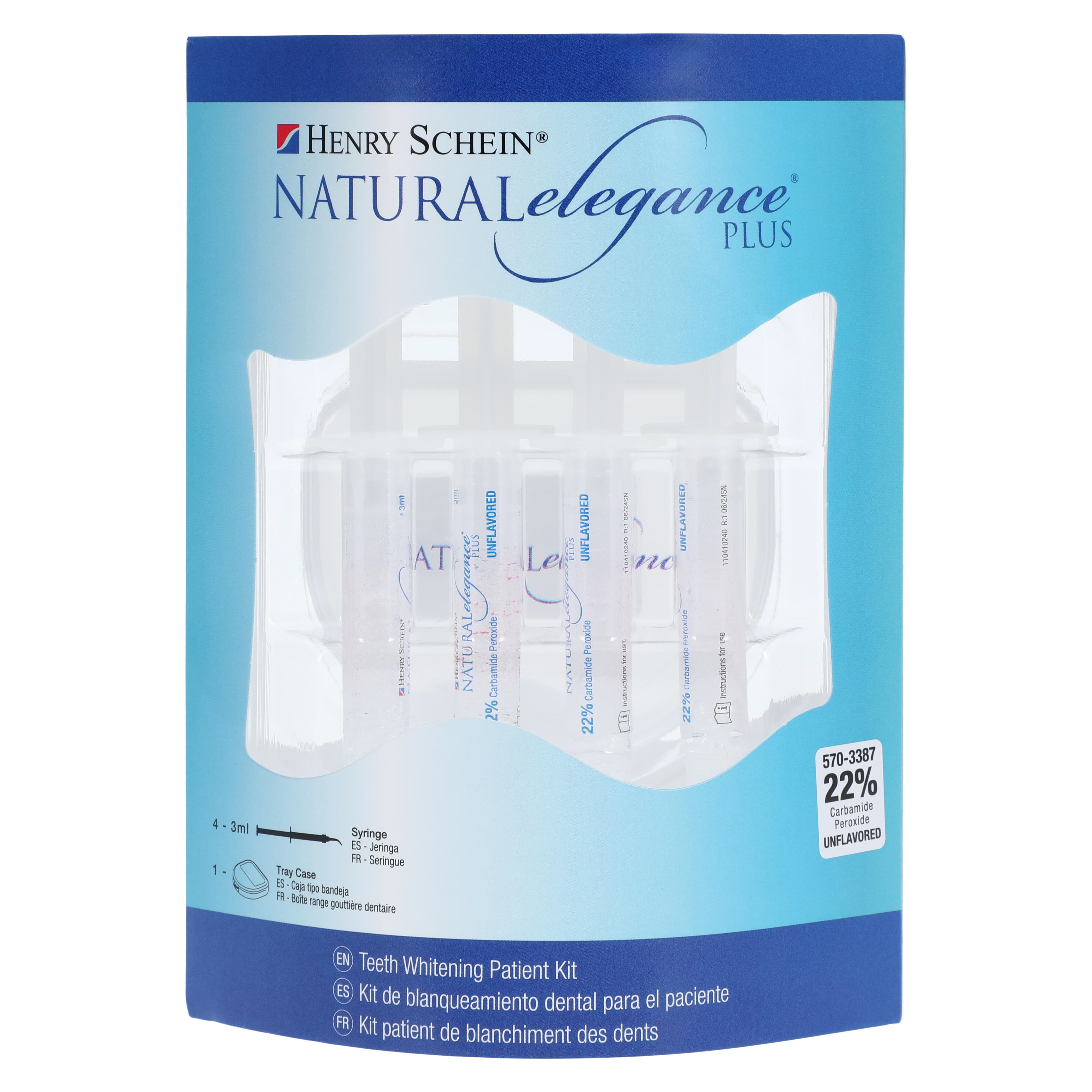 Natural Elegance Plus Home Whitening Kit, 22% Carbamide Peroxide, Unflavored, 4/Package - NE Plus Home Whitening Kit - Image 1
