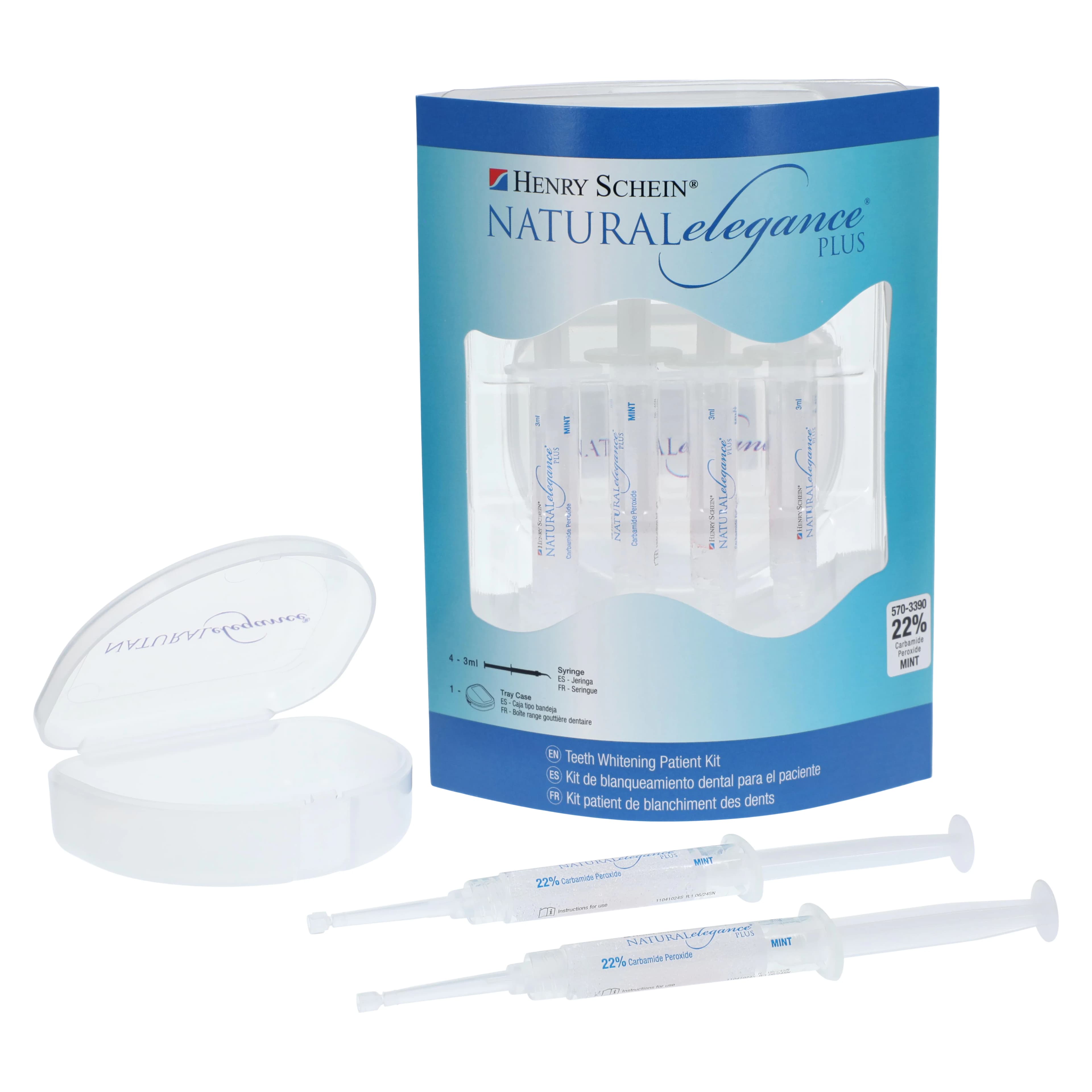 Natural Elegance Plus At-Home Whitening Patient Kit, 22% Carbamide Peroxide, Mint, 4/Package thumbnail 2