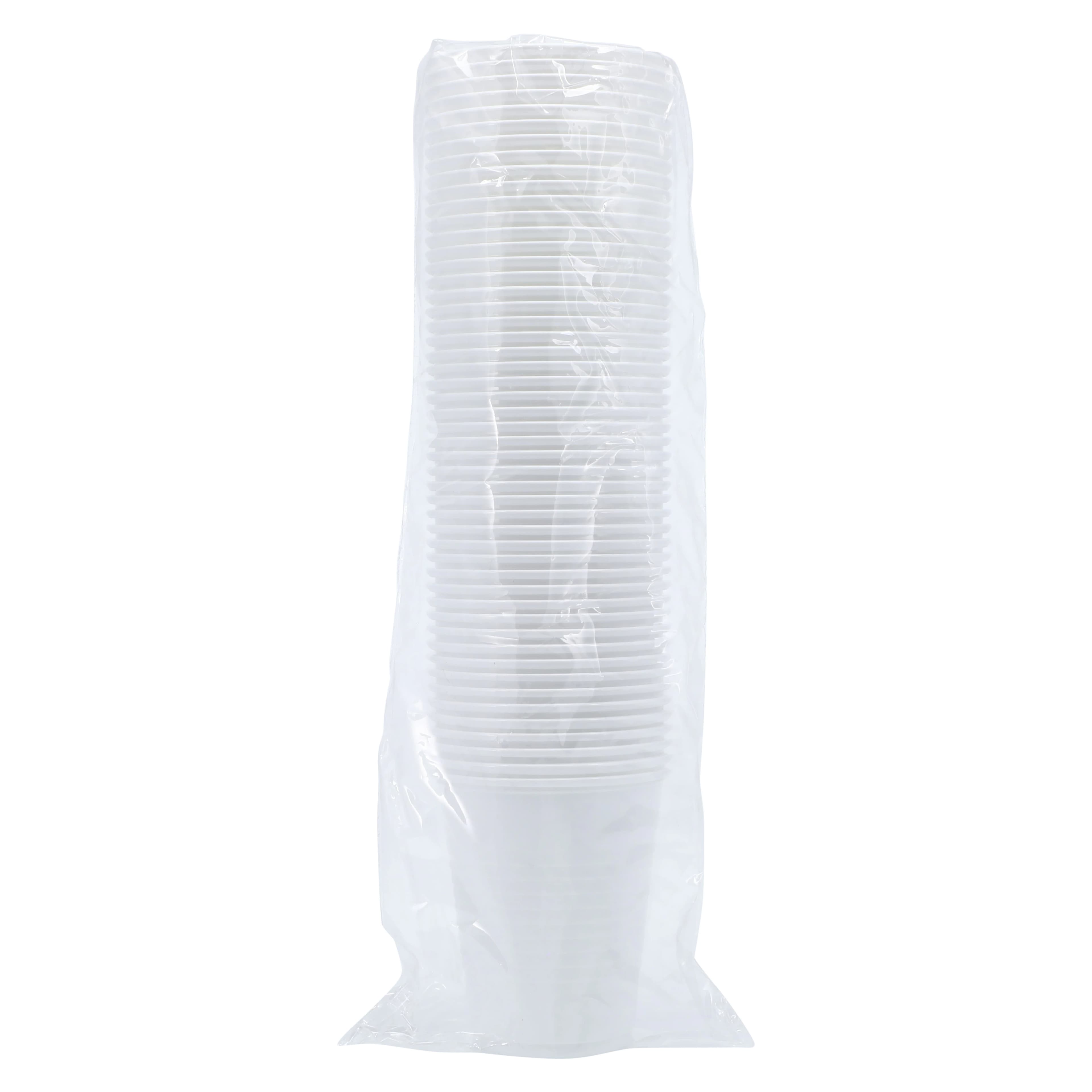 Essentials Plastic Drinking Cup, White, 5 oz, Latex-Free, 1000/Case thumbnail 3
