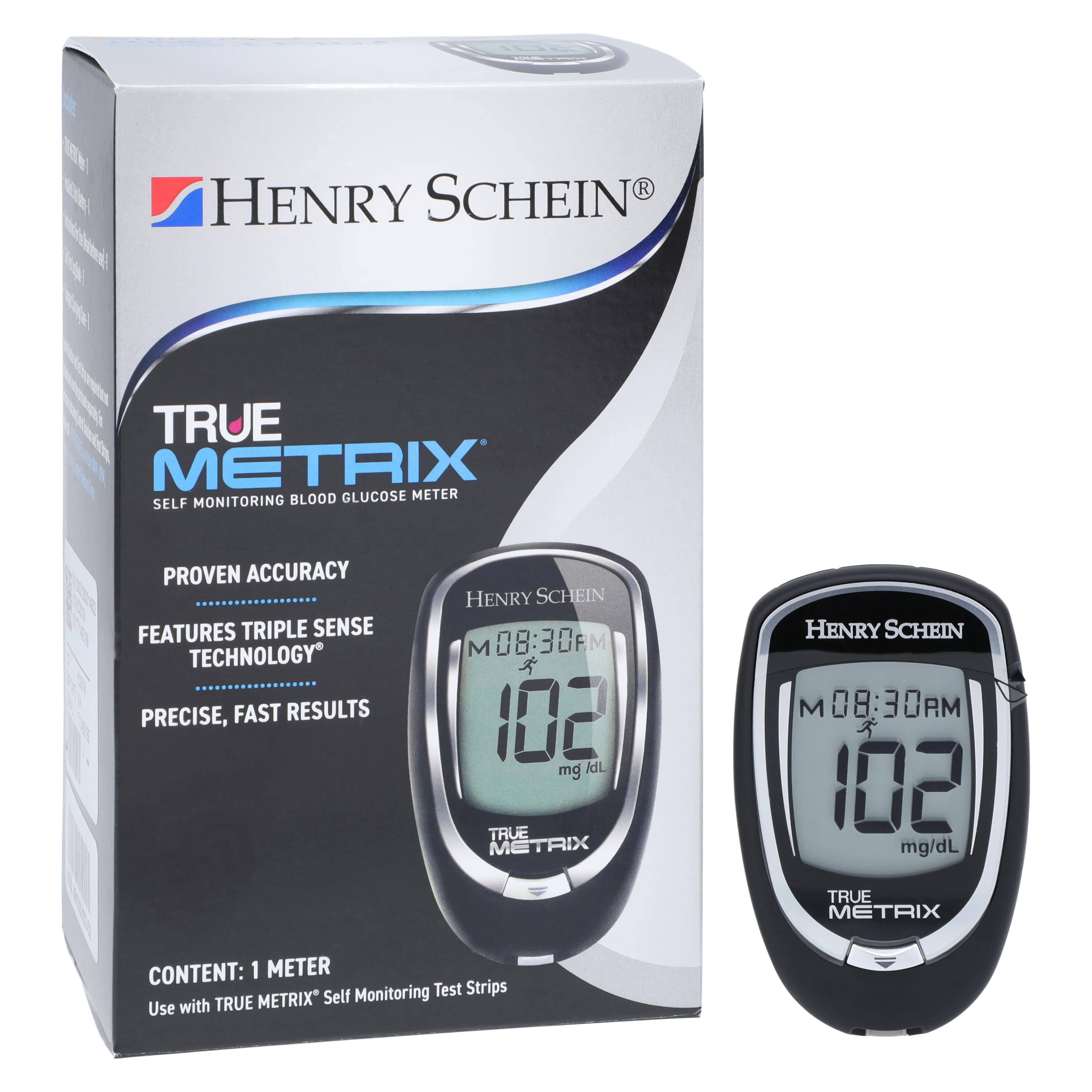 True Metrix Blood Glucose Meter, Self-Monitoring Kit, CLIA Waived, Fingerstick Whole Blood - True Metrix Blood Glucose Mete - Image 1