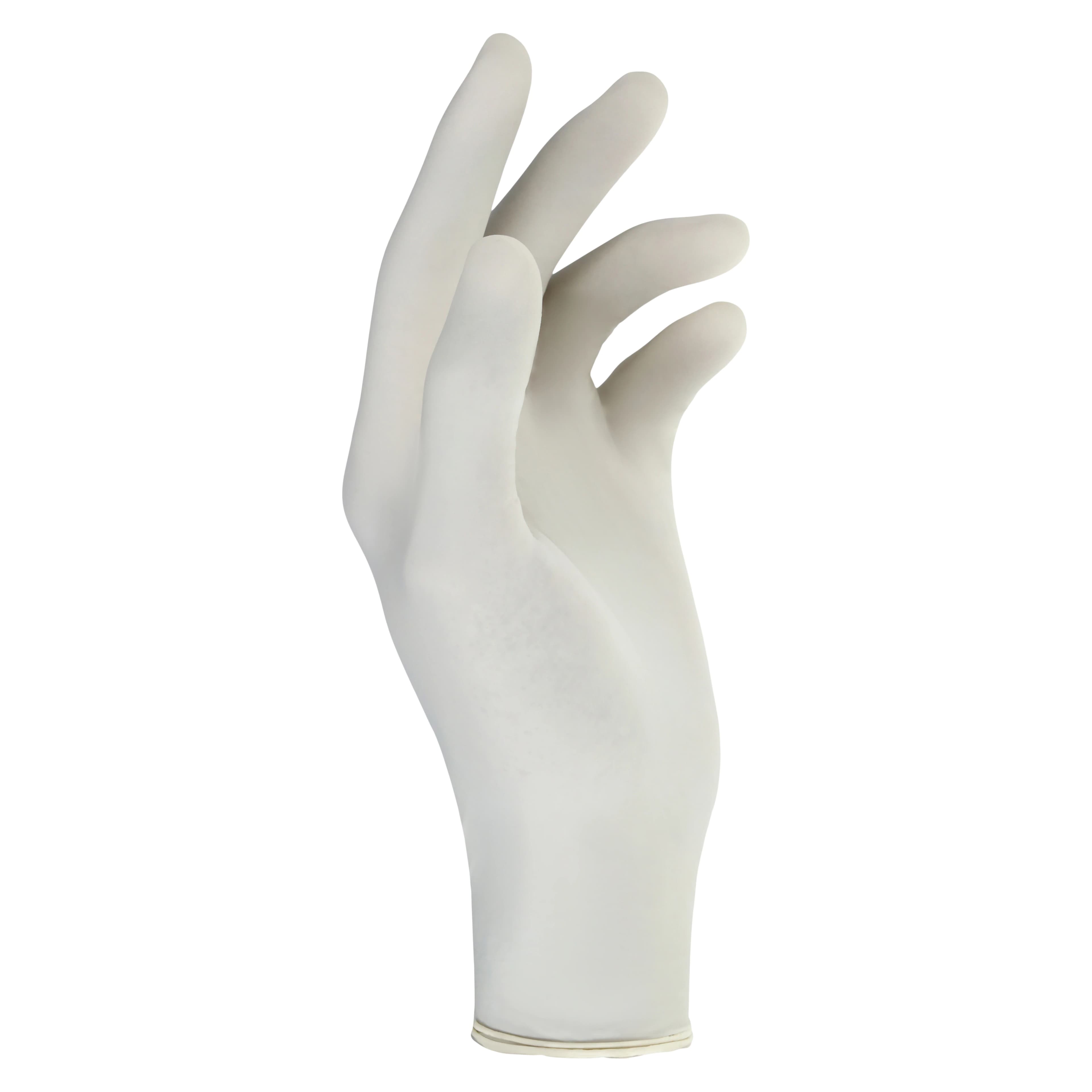 Criterion Glove Aloe+Vitamin E Latex Exam Gloves, Small, White, Non-Sterile, 100/Box thumbnail 4