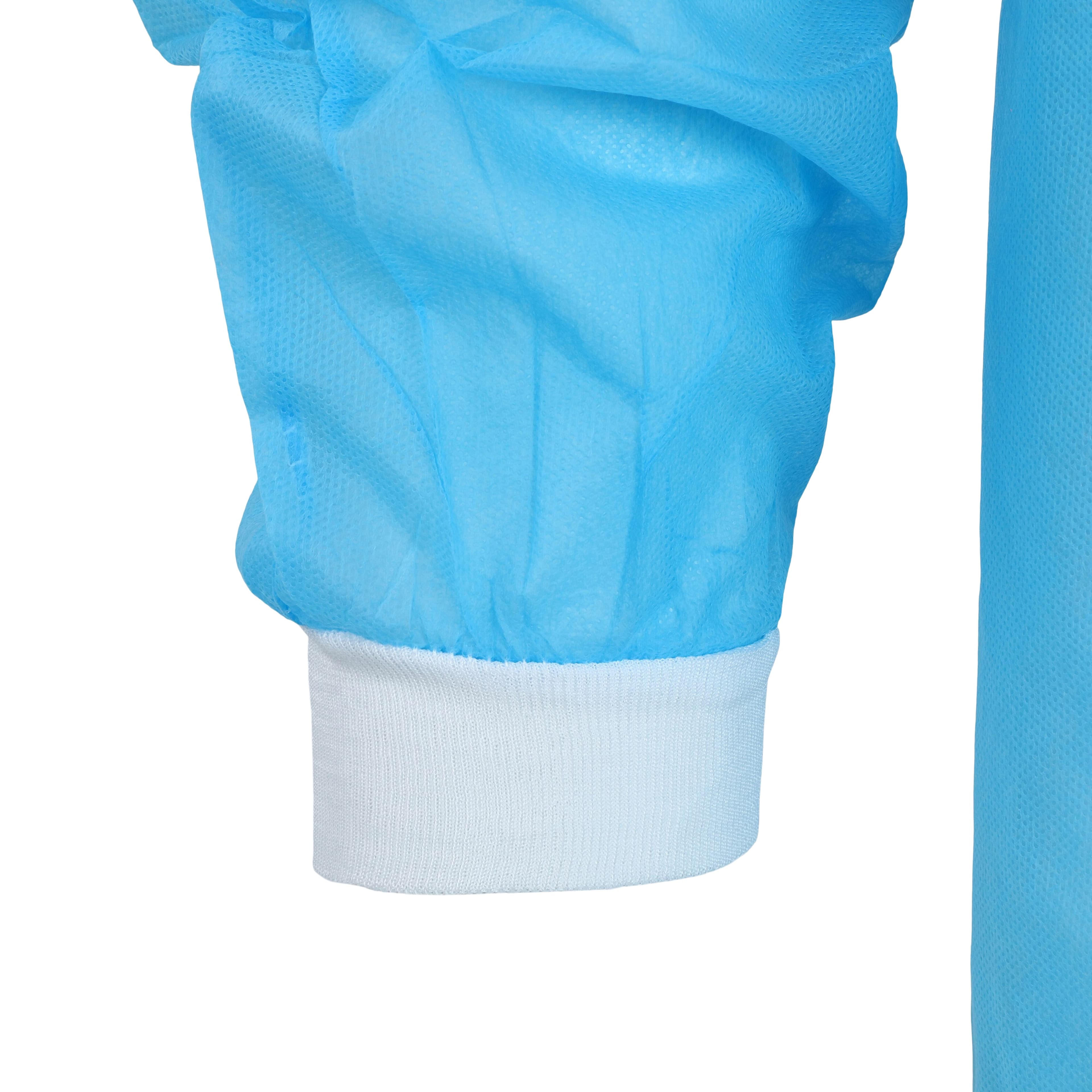Criterion Polypropylene Cover Gown, X-Large, Blue, Non-Sterile, Back-Opening, 10/Box thumbnail 5