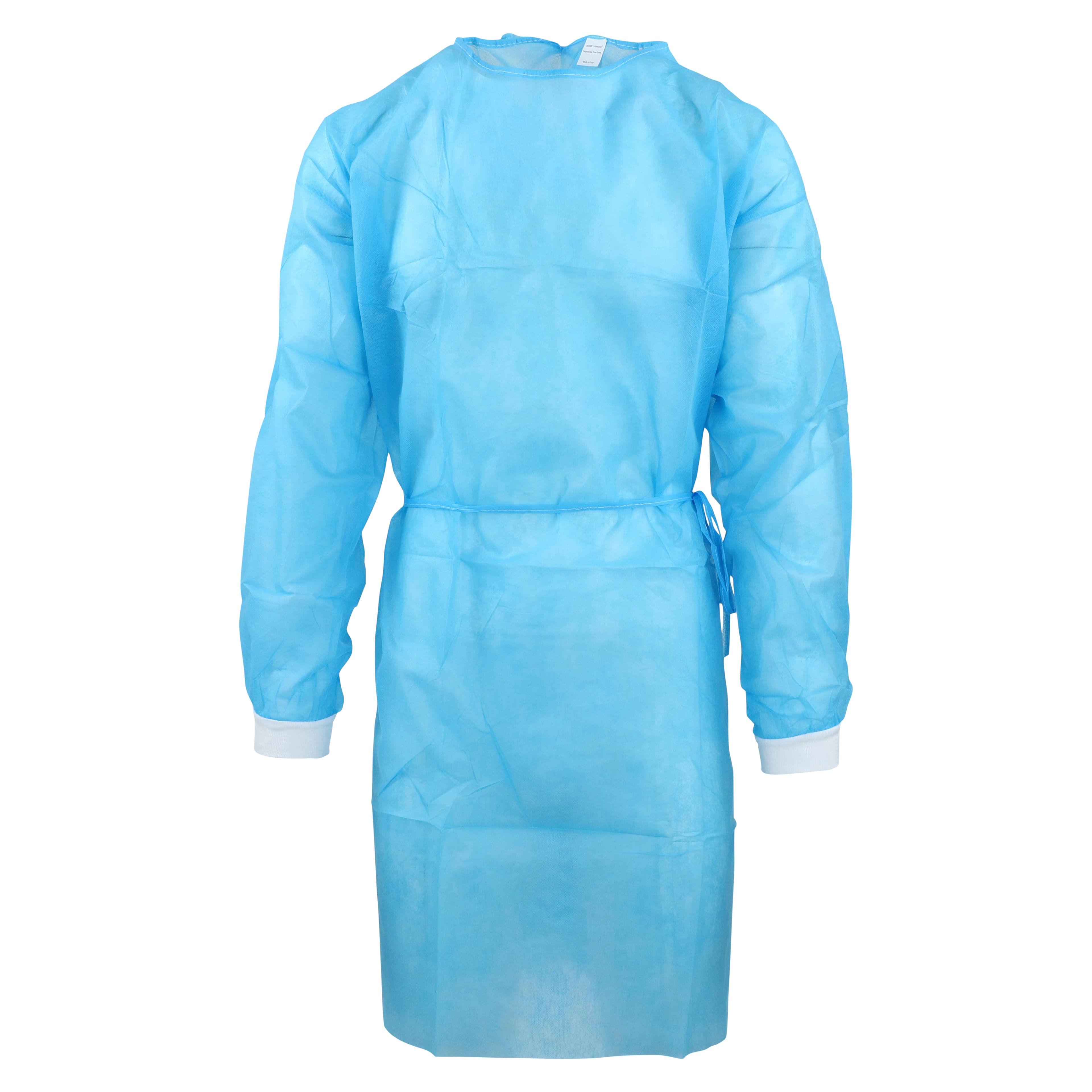 Criterion Polypropylene Cover Gown, Medium/Large, Blue, Non-Sterile, 10/Box - Criterion Polypropylene Cover Gowns - Image 1