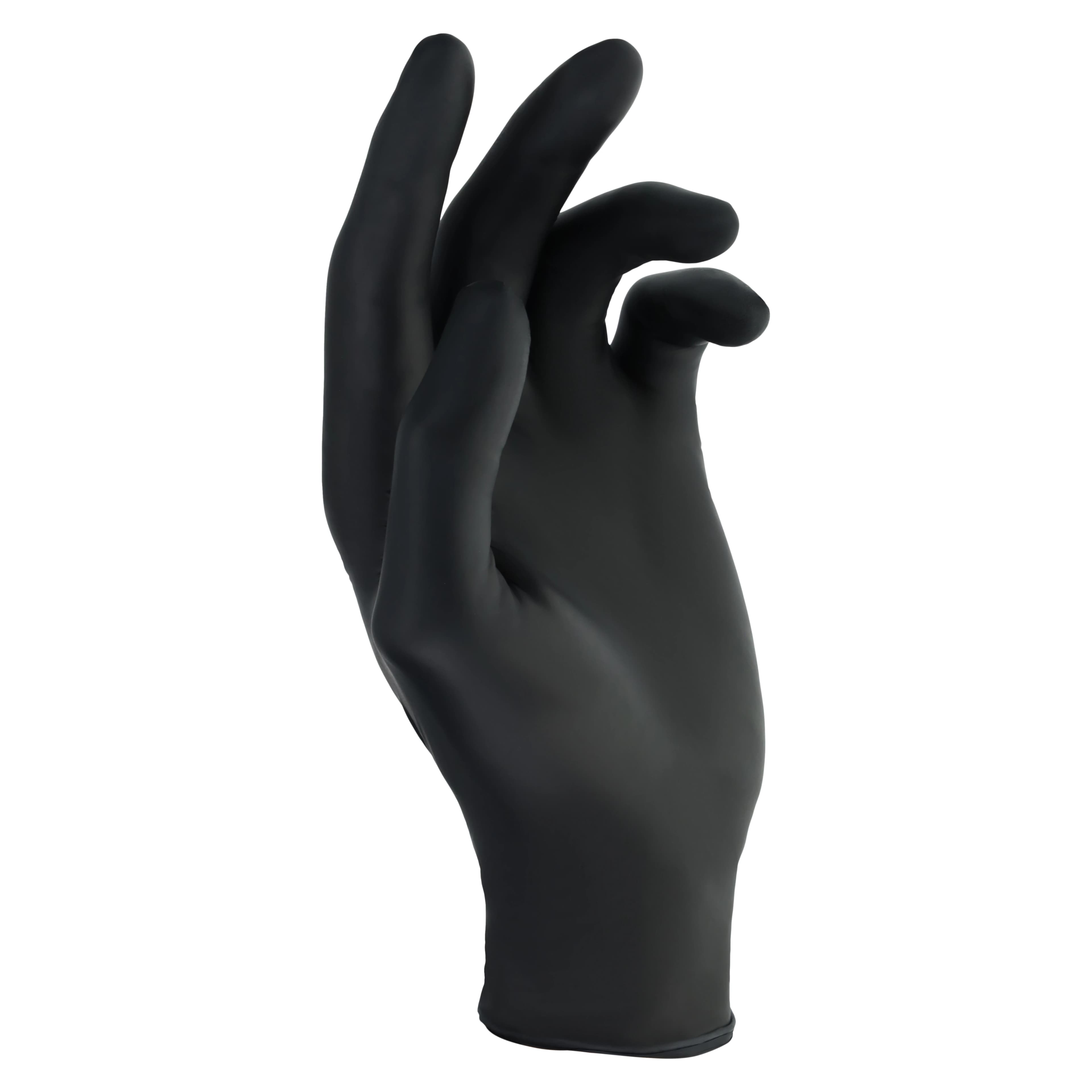 Criterion N300 Nitrile Exam Gloves, Powder Free, Non-Sterile, X-Small, Black, 300/Box thumbnail 3