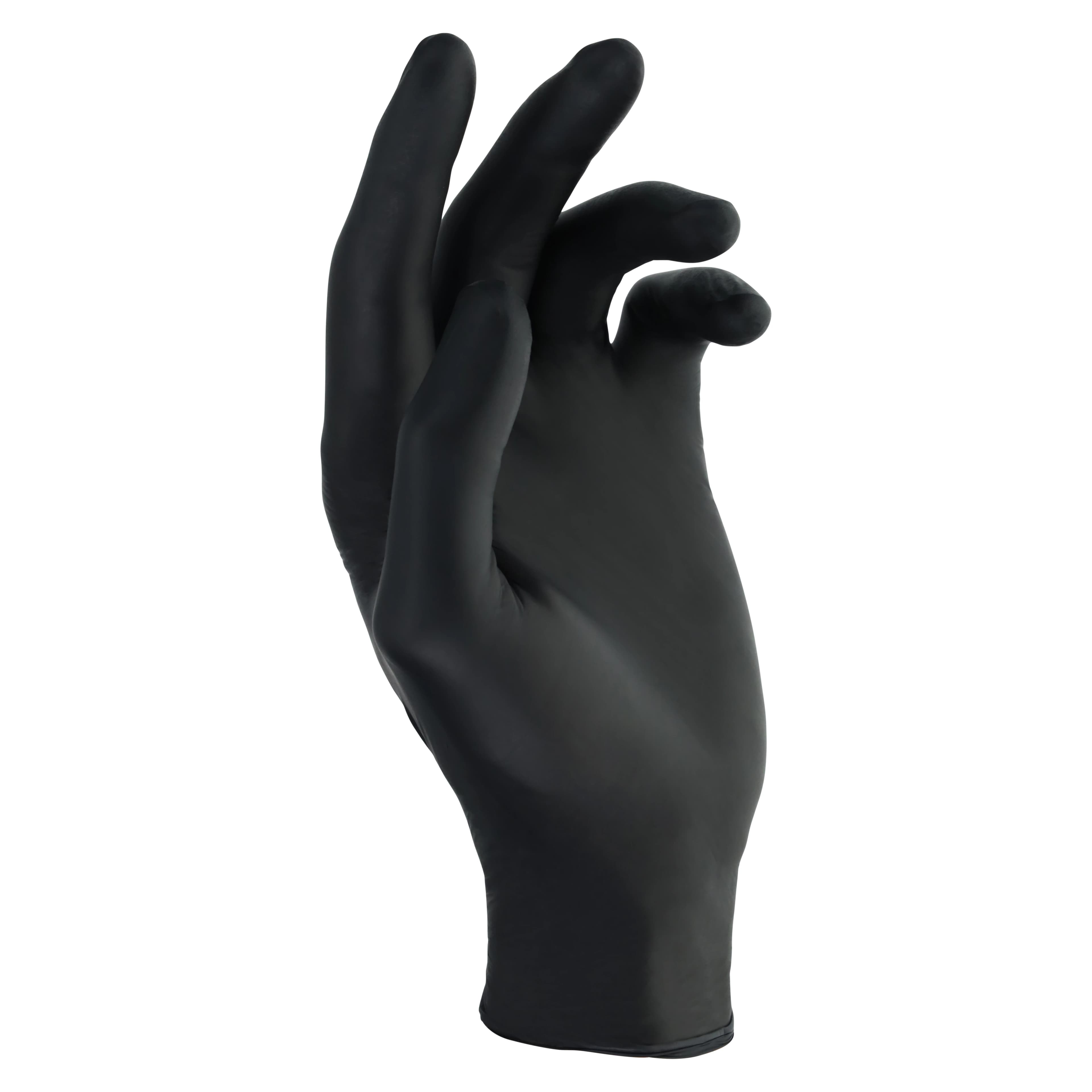 Criterion N300 Nitrile Exam Gloves, X-Large, Black, Non-Sterile, 250/Box thumbnail 3