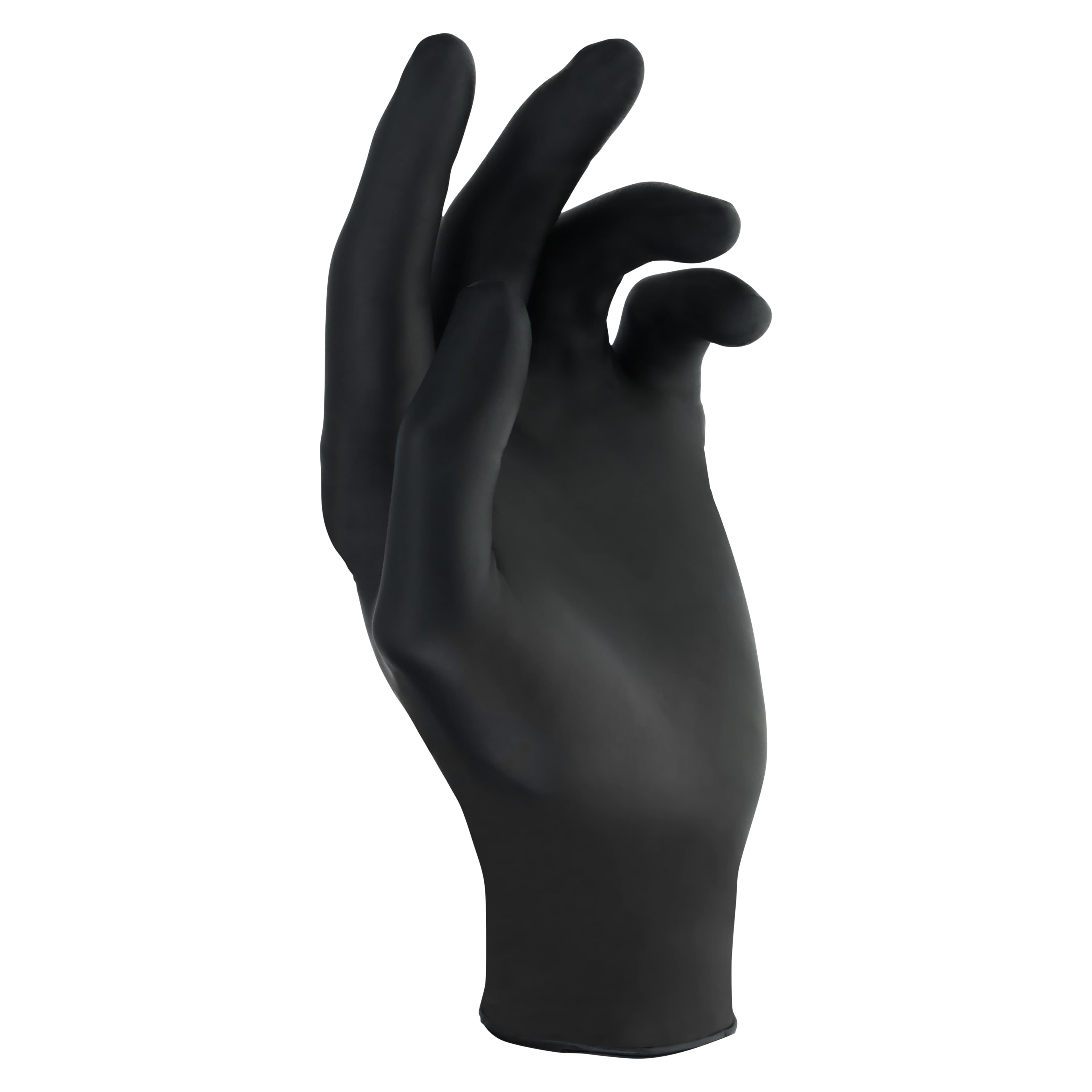 Criterion N200 Nitrile Exam Gloves, Small, Black, Non-Sterile, 200/Box thumbnail 2