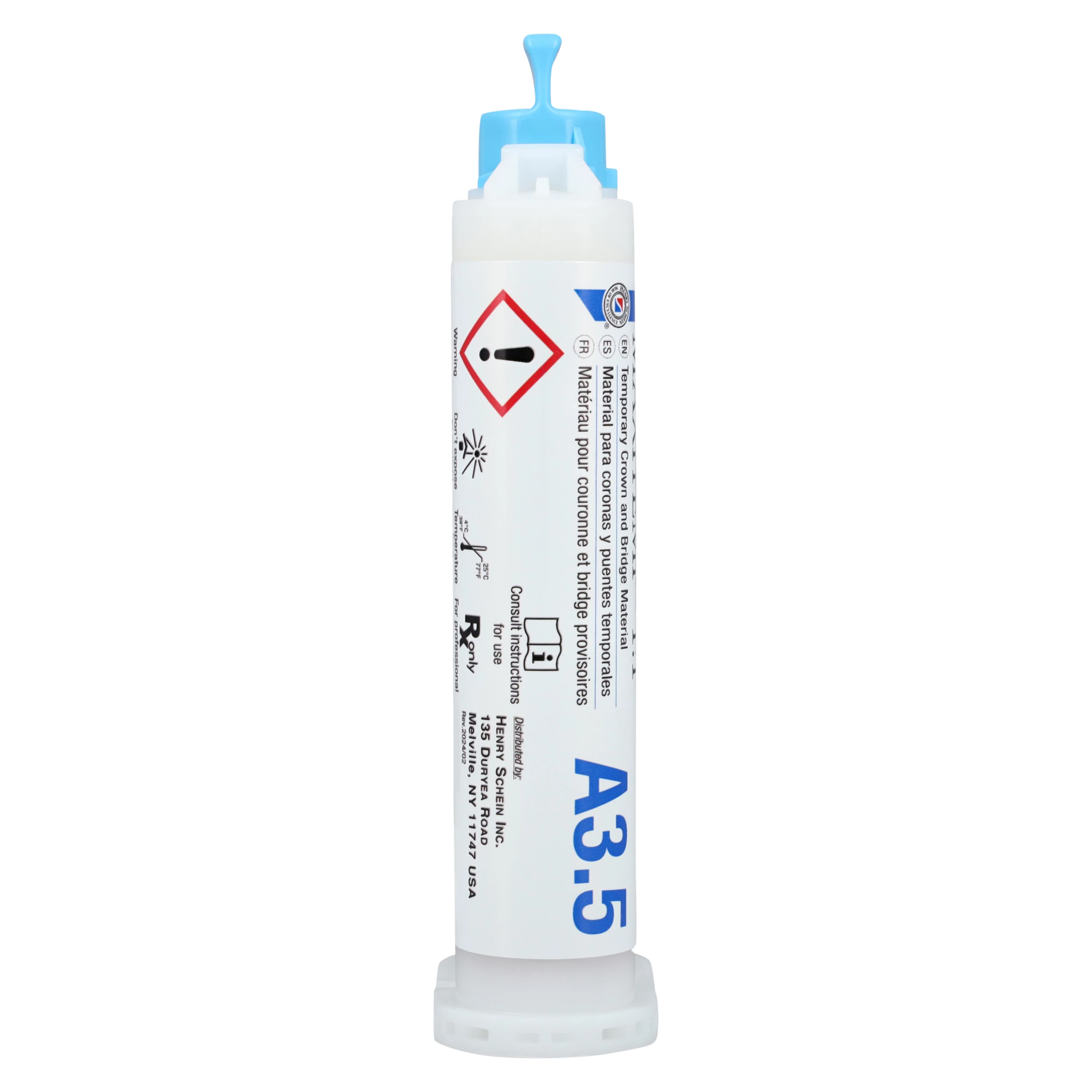 MaxiTemp Temporary Crown and Bridge Material 1:1 Cartridge Kit, Shade A3.5, 50 mL thumbnail 4