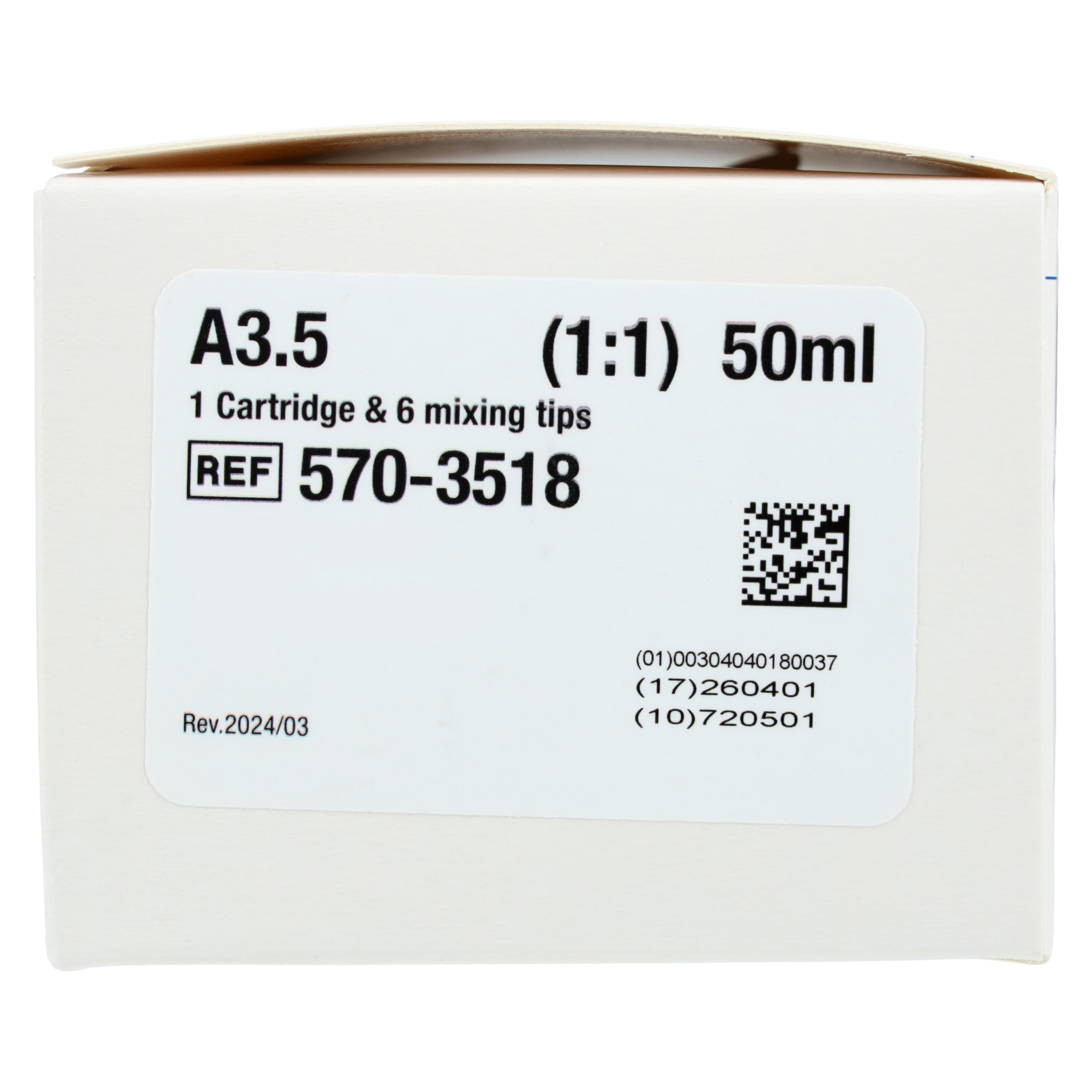 MaxiTemp Temporary Crown and Bridge Material 1:1 Cartridge Kit, Shade A3.5, 50 mL thumbnail 12