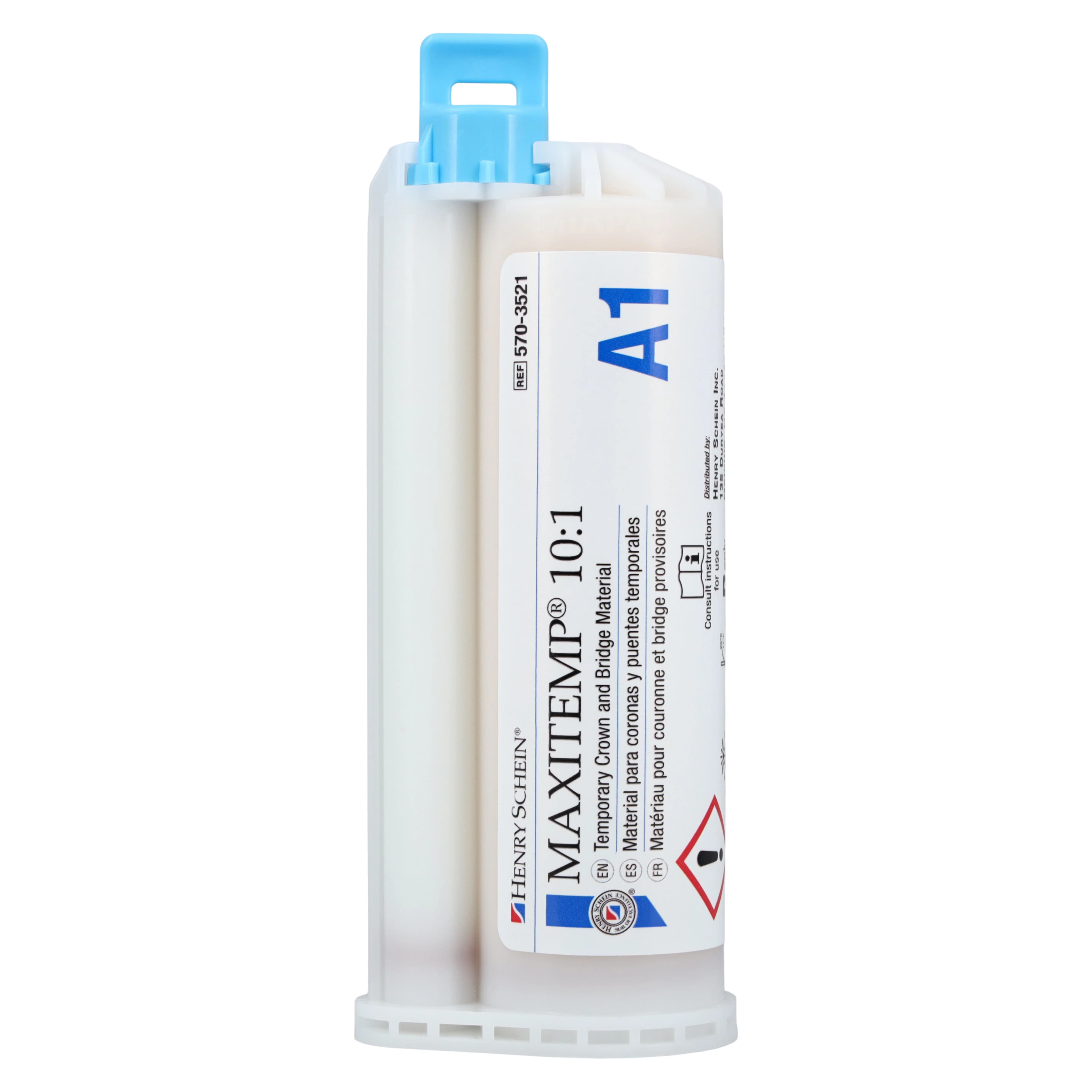 MaxiTemp Temporary Crown and Bridge Material 10:1 Cartridge Kit, Shade A1, 50 mL thumbnail 3