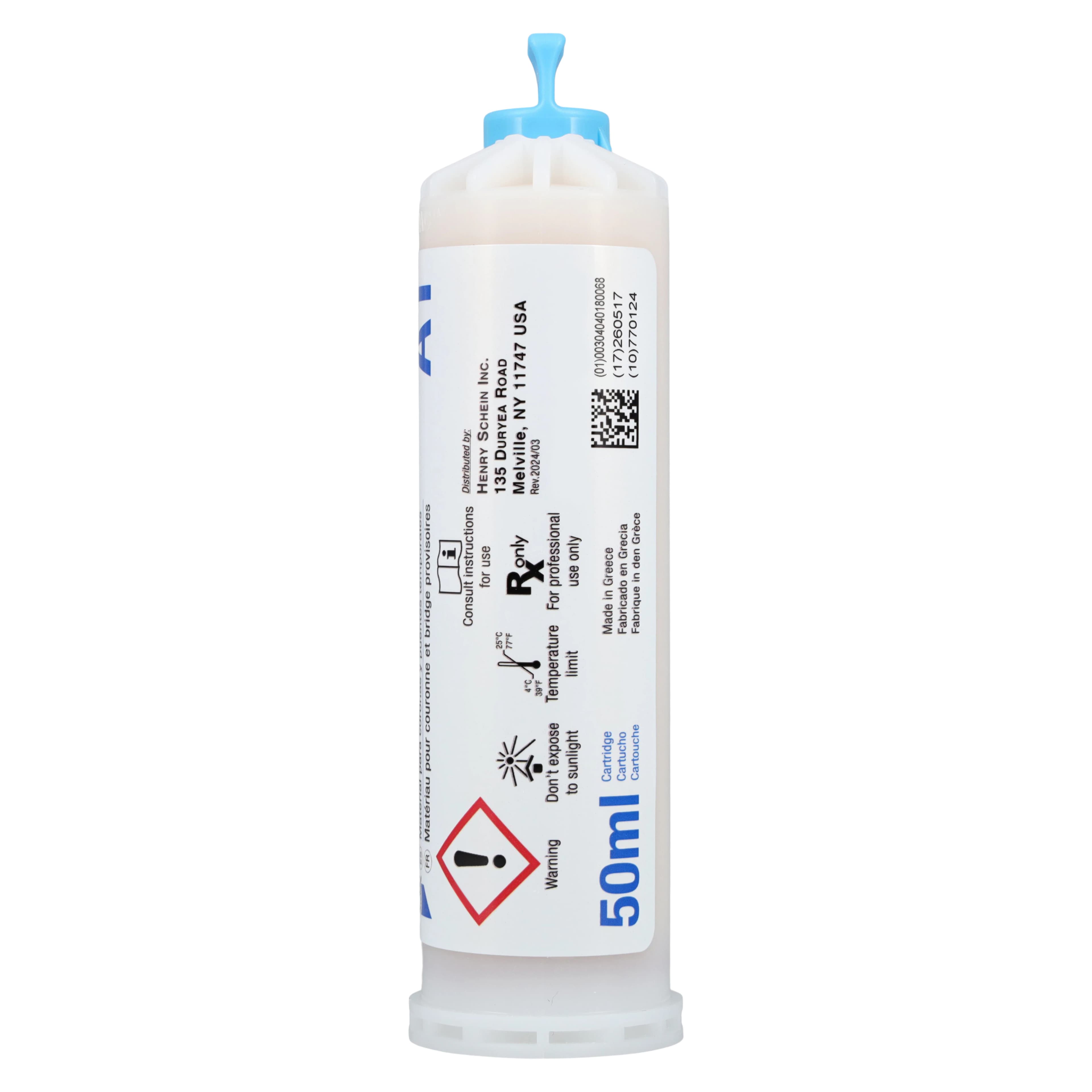 MaxiTemp Temporary Crown and Bridge Material 10:1 Cartridge Kit, Shade A1, 50 mL thumbnail 4