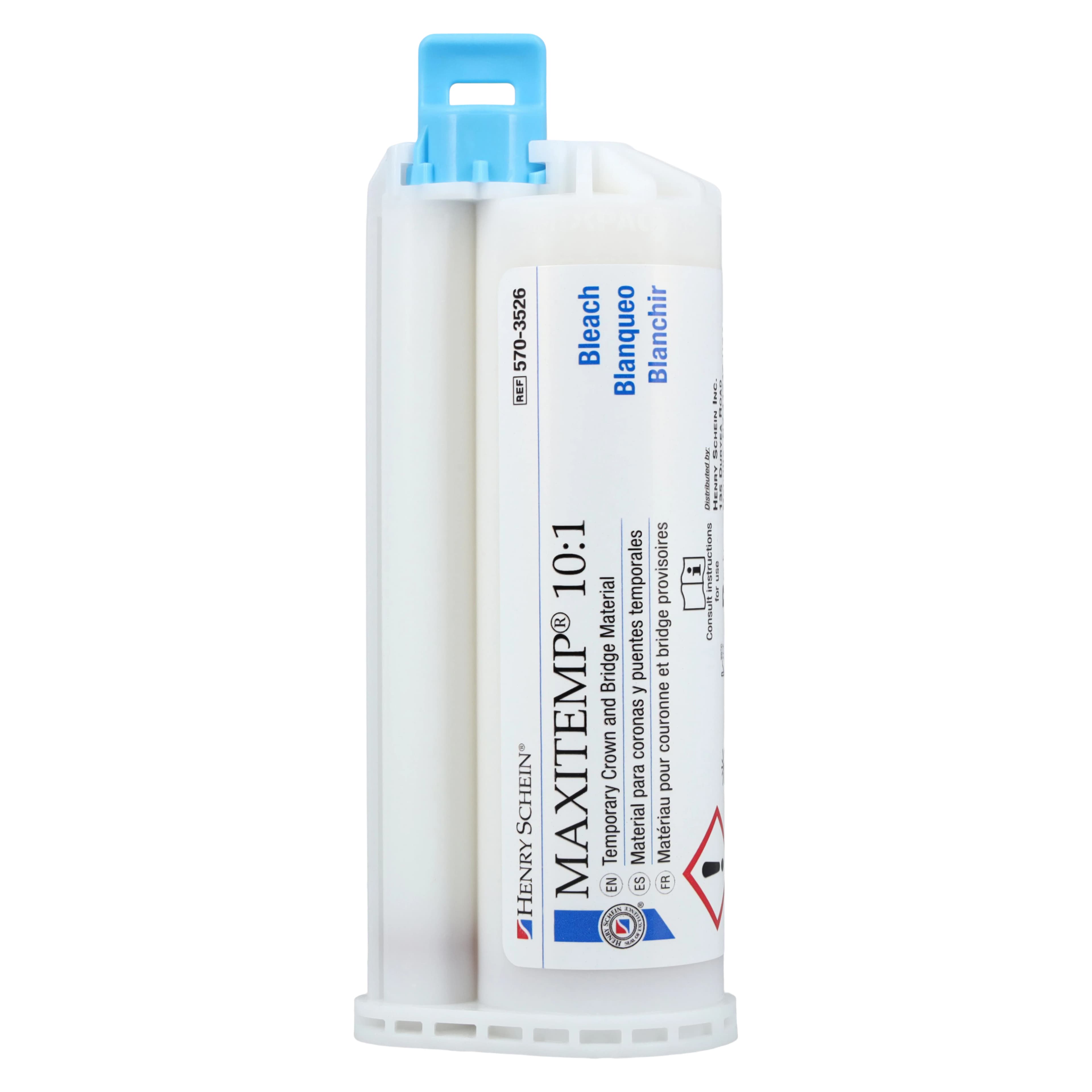 MaxiTemp Temporary Crown and Bridge Material 10:1 Cartridge Kit, Bleach White, 50 mL thumbnail 3