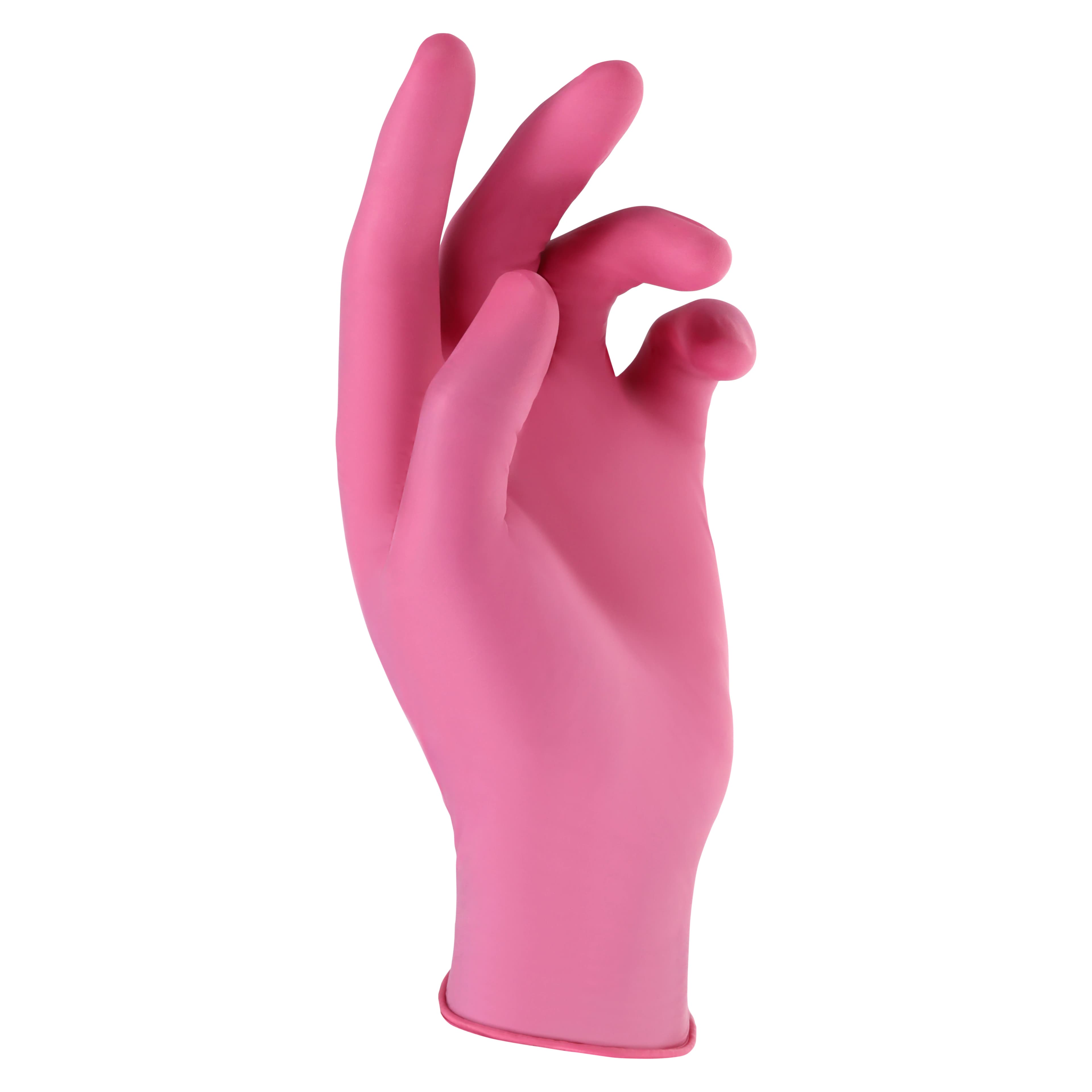 Criterion Chloroprene Exam Gloves, Medium, Pink, Non-Sterile, 100/Box thumbnail 2