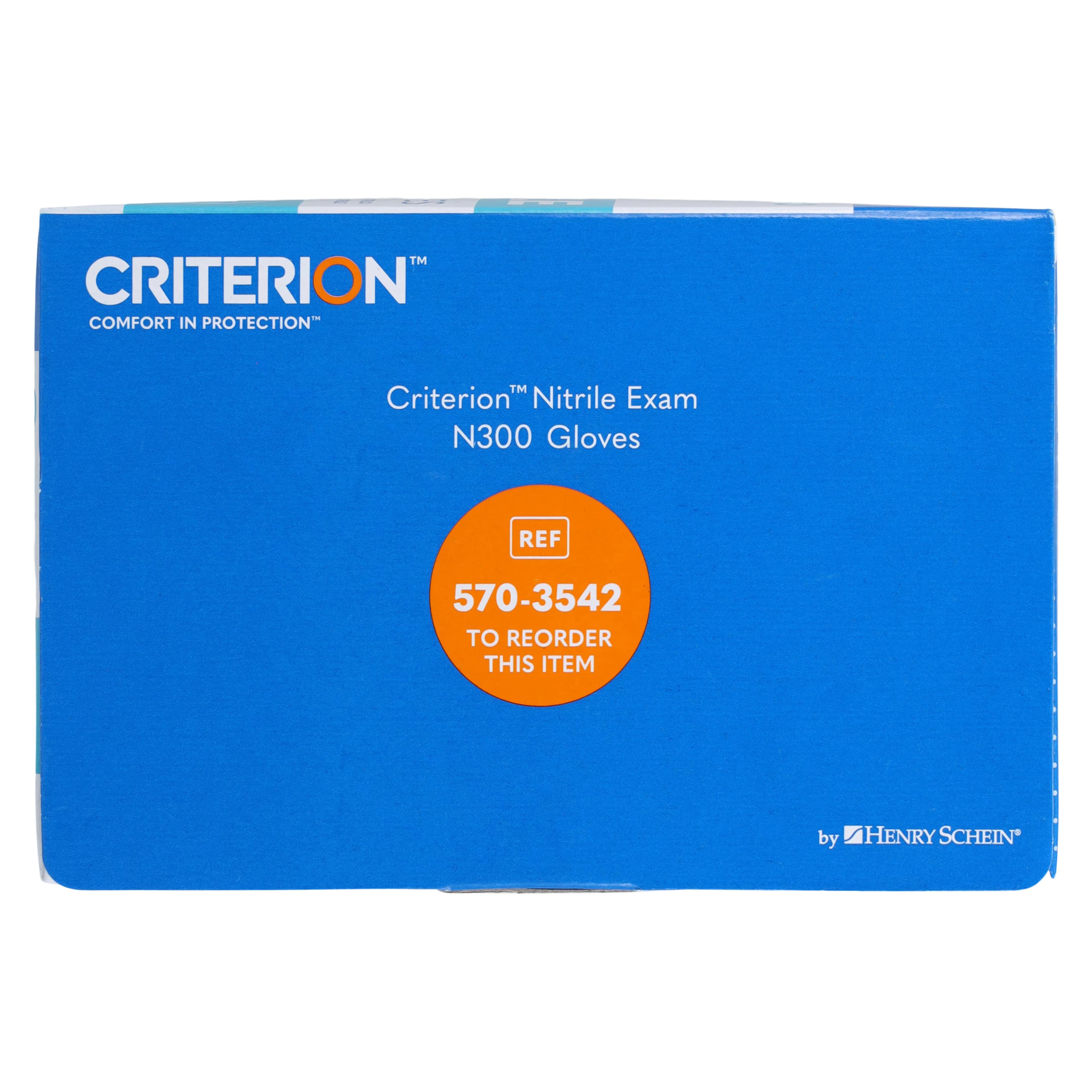 Criterion N300 Nitrile Exam Gloves, Medium, Electric Blue, Non-Sterile, 300/Box thumbnail 5