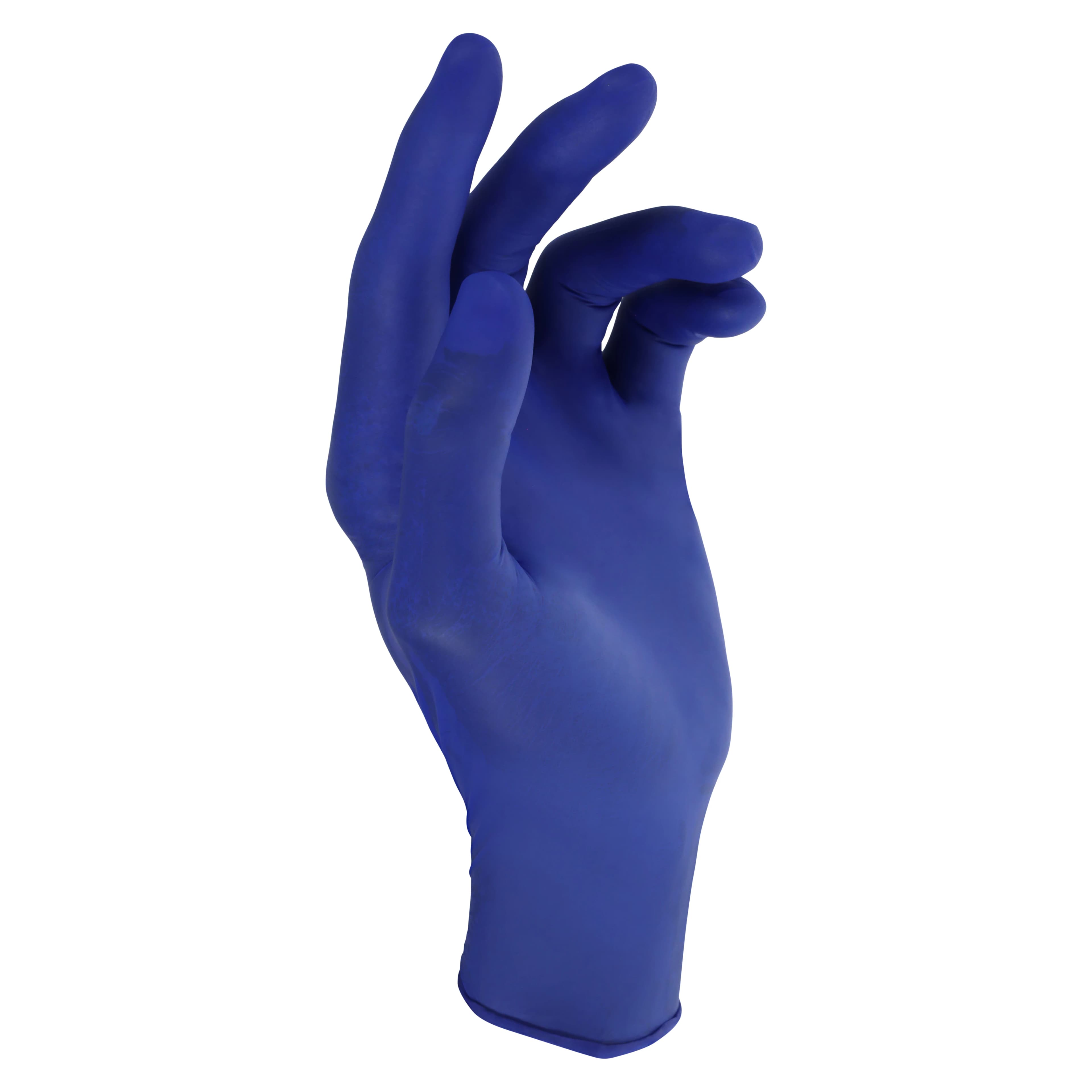 Criterion N300 Nitrile Exam Gloves, Large, Electric Blue, Non-Sterile, 300/Box thumbnail 3