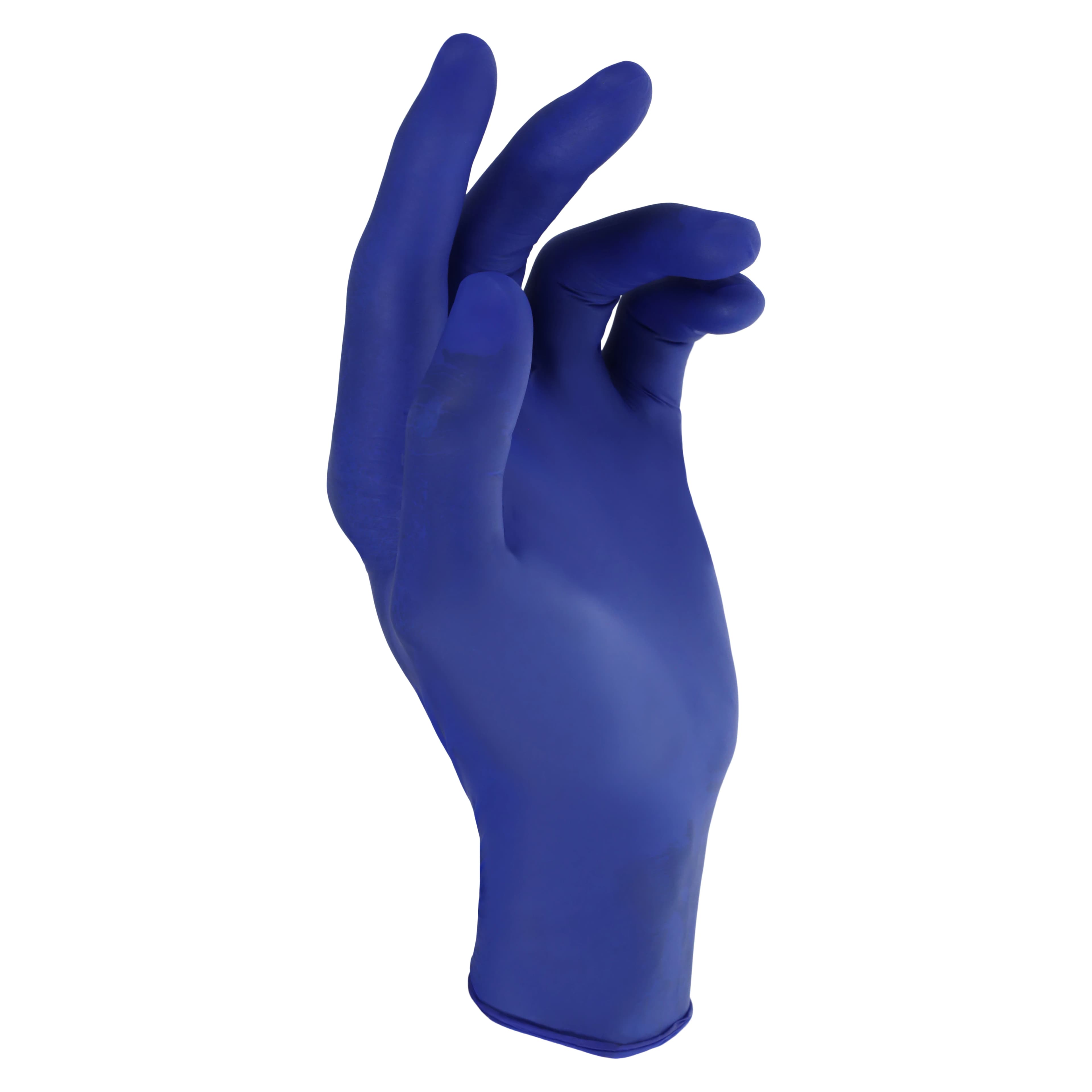 Criterion N300 Nitrile Exam Gloves, Powder Free, Non-Sterile, X-Large, Electric Blue, 250/Box thumbnail 3