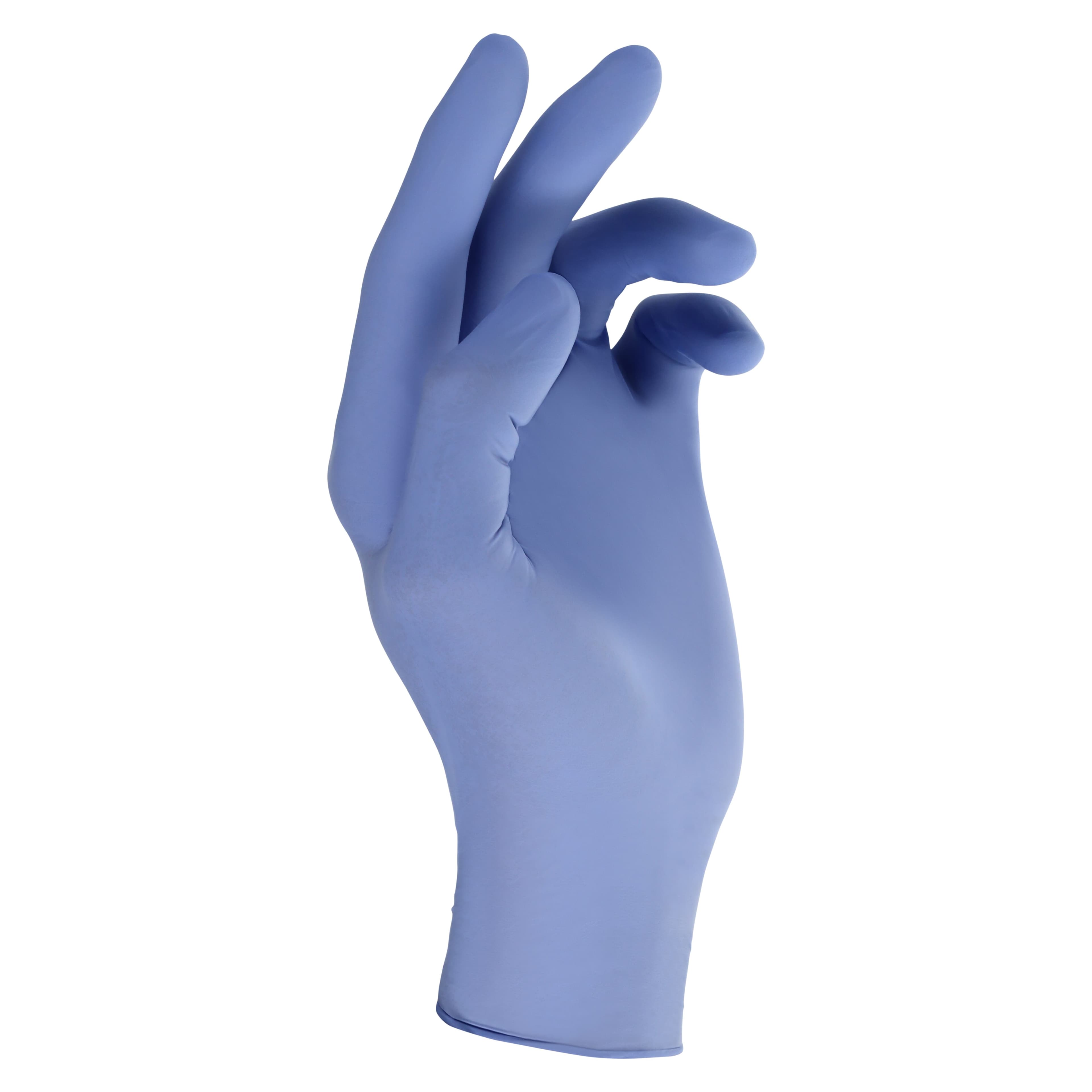 Criterion Nitrile Exam Aloe + Vitamin E Gloves, Powder Free, Non-Sterile, X-Small, Lavender, 200/Bx thumbnail 2