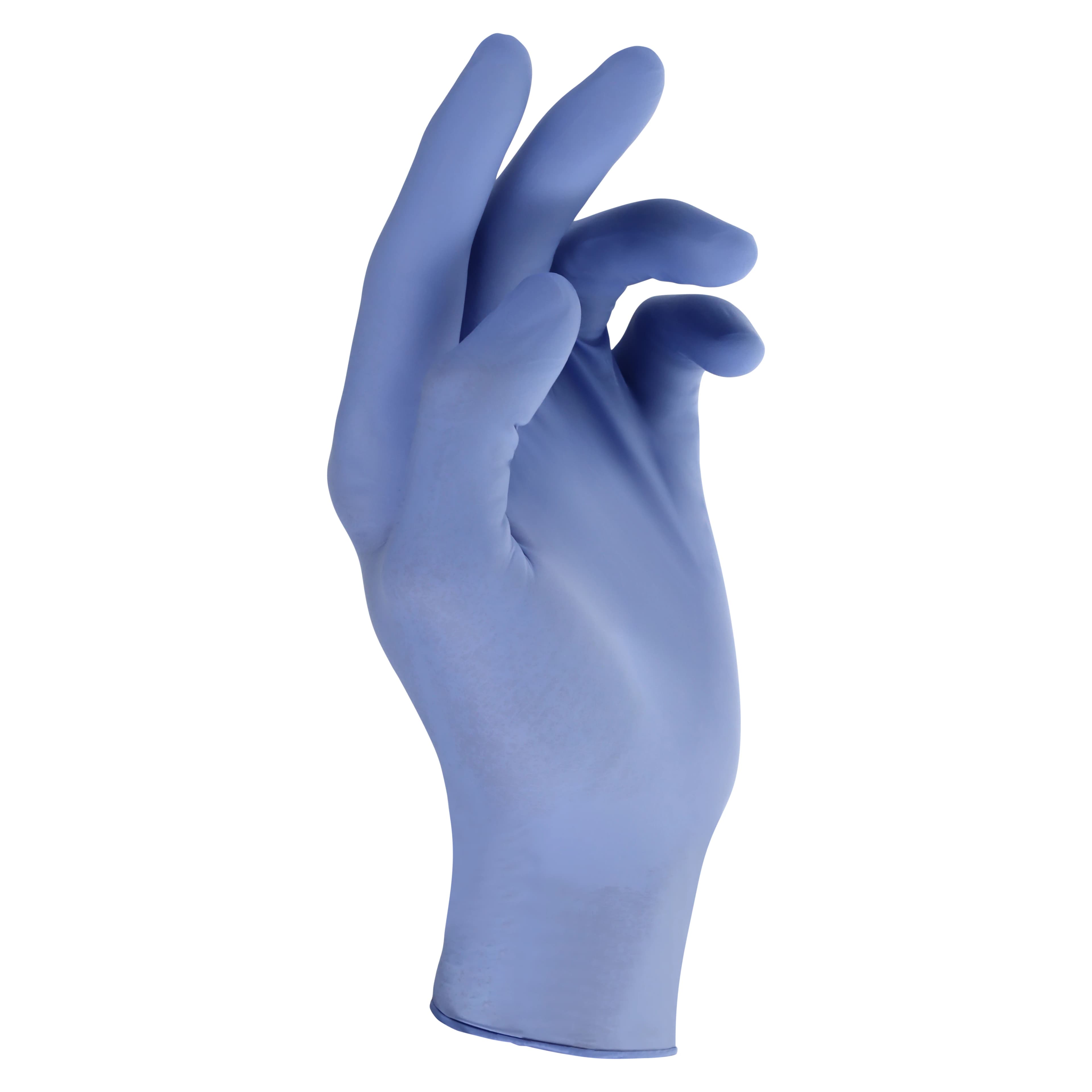 Criterion Nitrile Exam Aloe + Vitamin E Gloves, Powder Free, Non-Sterile, Large, Lavender, 200/Bx thumbnail 2