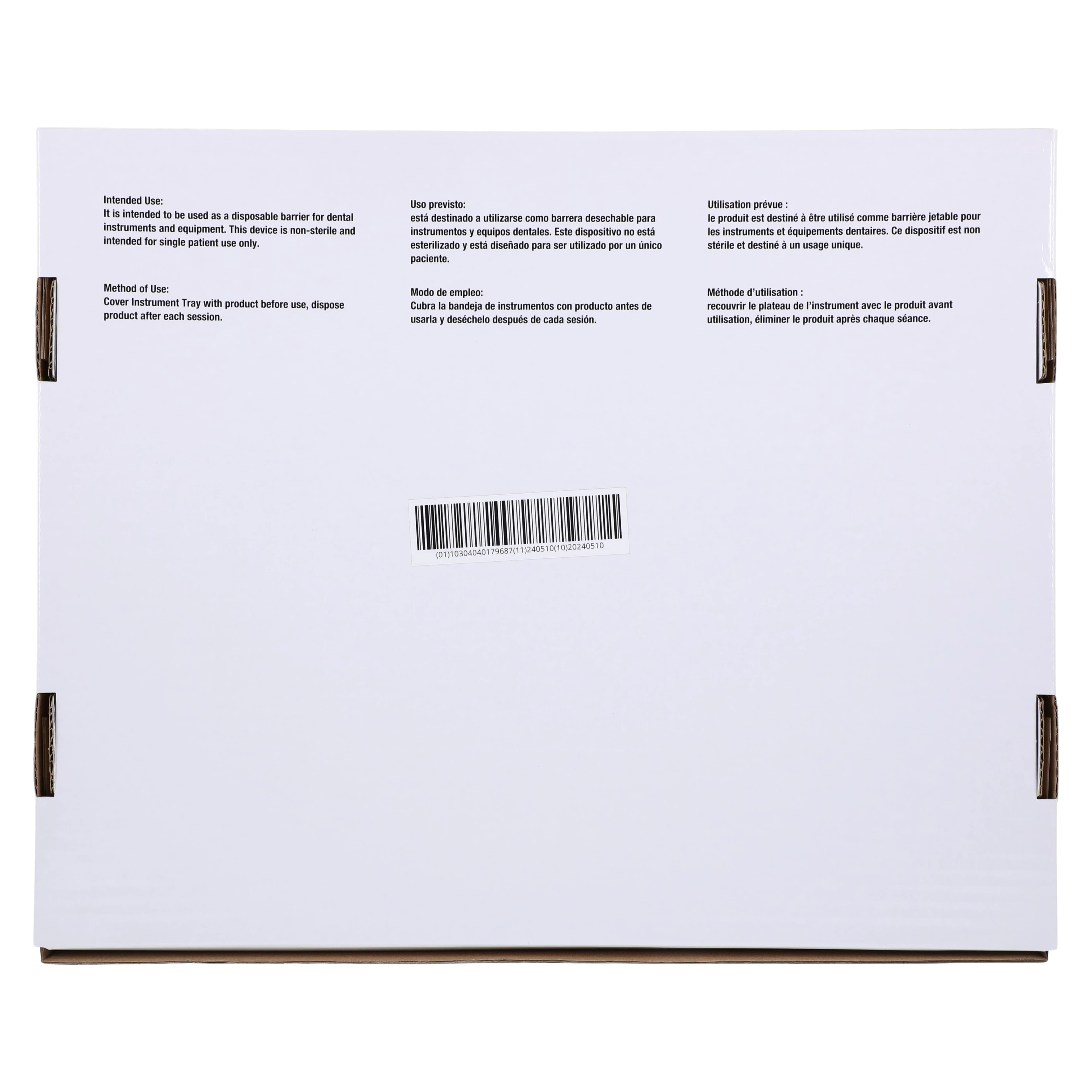 Henry Schein Tray Barrier Sleeve Size A, 11.625x14", Clear, Disposable, 500/Box thumbnail 3