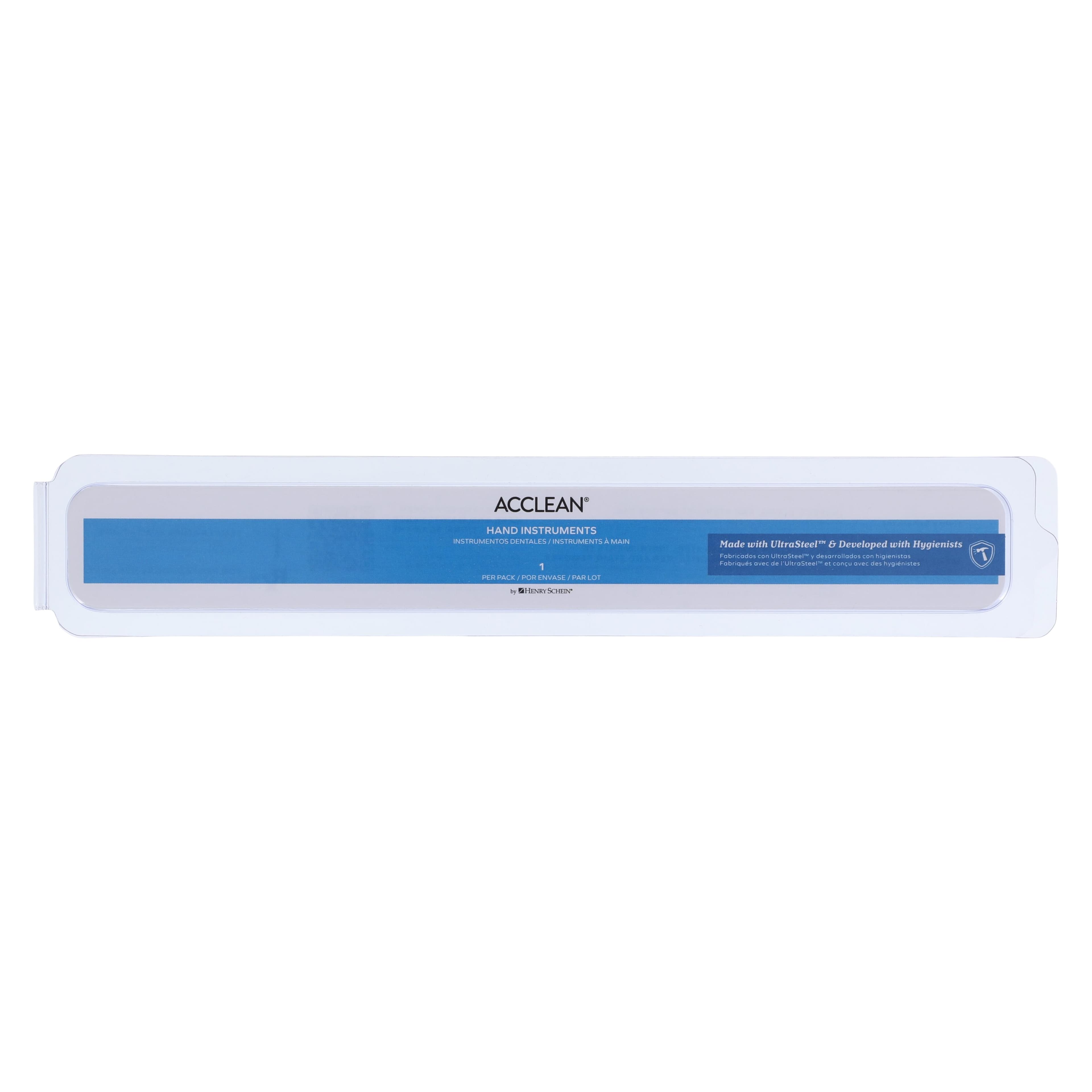 Acclean Gracey Curette Double End 15/16, #6 Handle, Mesial, Stainless Steel thumbnail 7