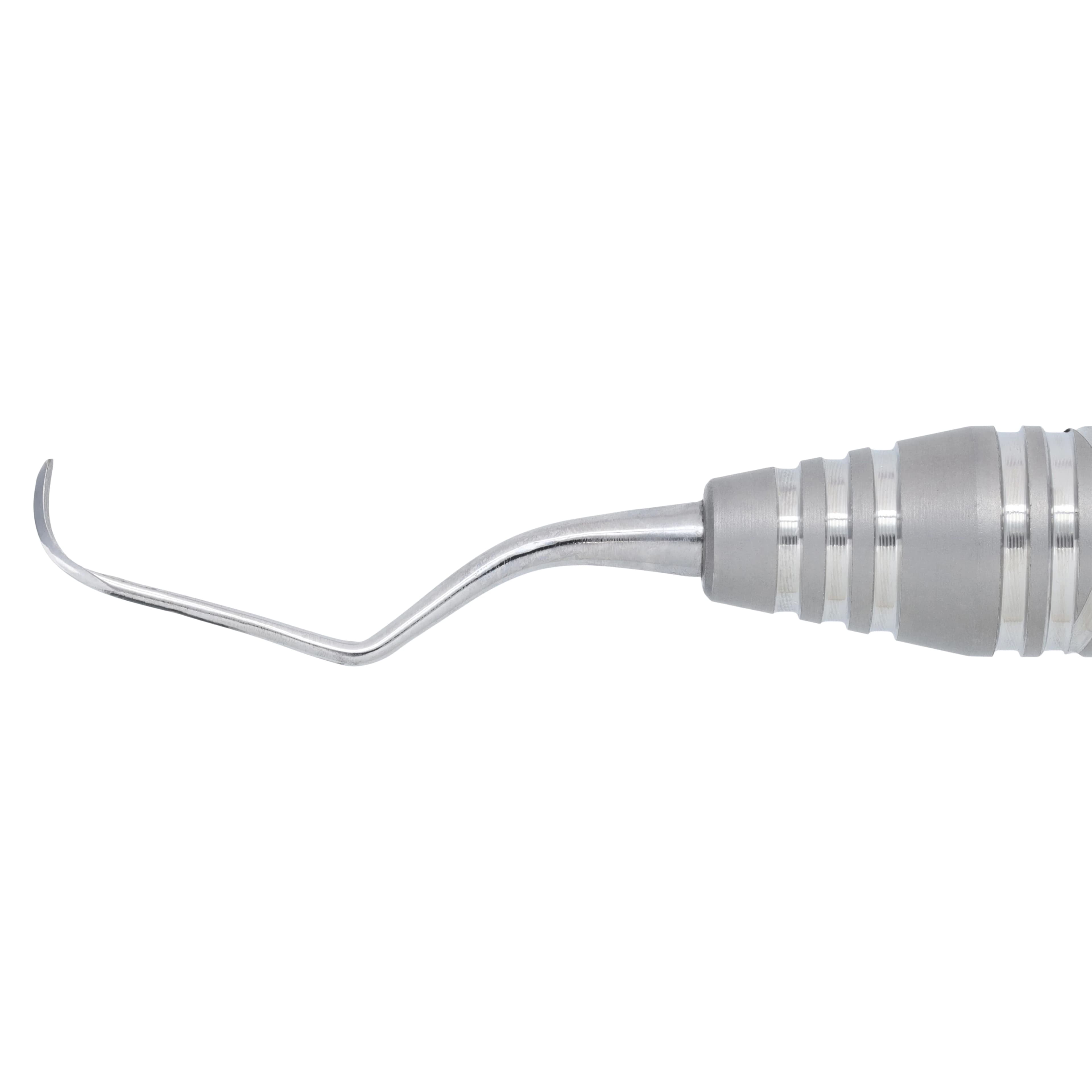 Acclean Gracey After Five Long Curette, Double End, 3/4, #6 Handle, Anterior, 100% Stainless Steel, Silver, Each thumbnail 4