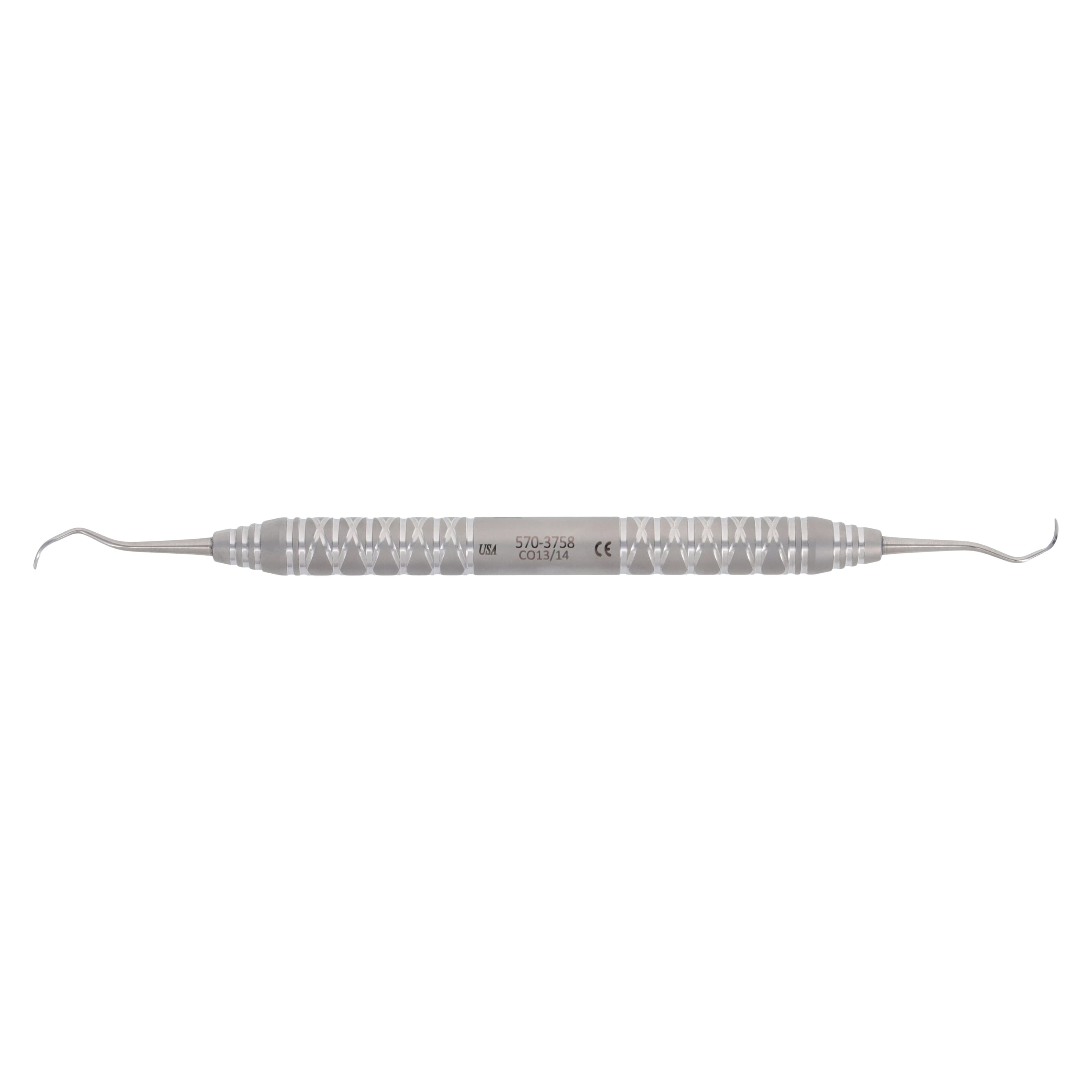 Acclean Columbia Curette, Double End 13/14, #6 Handle, Universal, Stainless Steel thumbnail 6