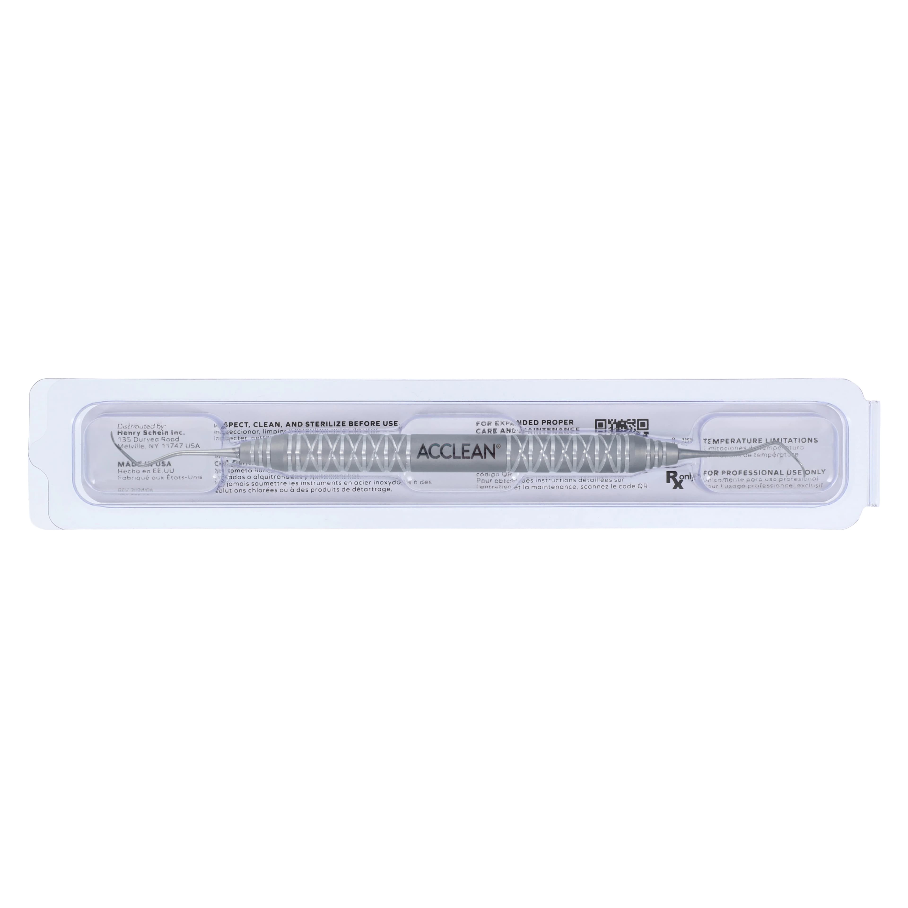 Acclean Curette DE Rule 3/4, Universal, #6 Handle, Stainless Steel thumbnail 8