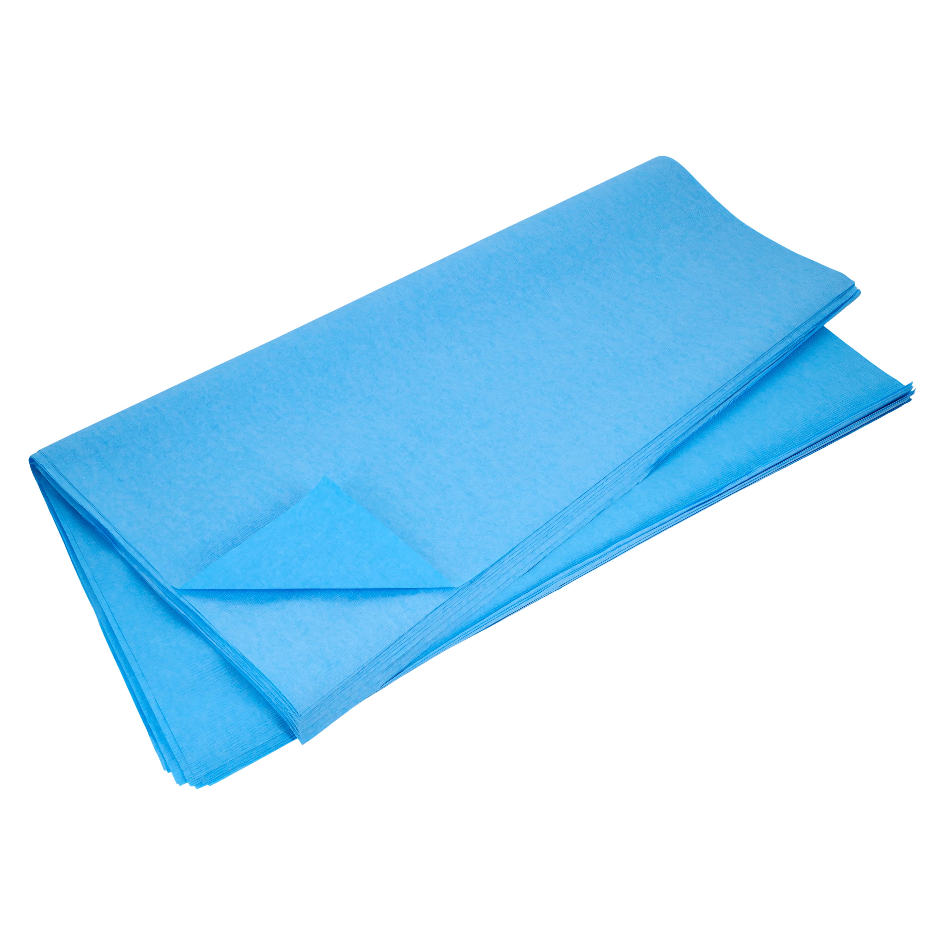 Henry Schein CSR Sterilization Wrap, 1 Ply, 24 in x 24 in, Blue, Latex-Free, 500/Case - HS CSR Wrap Bulk Pack - Image 1